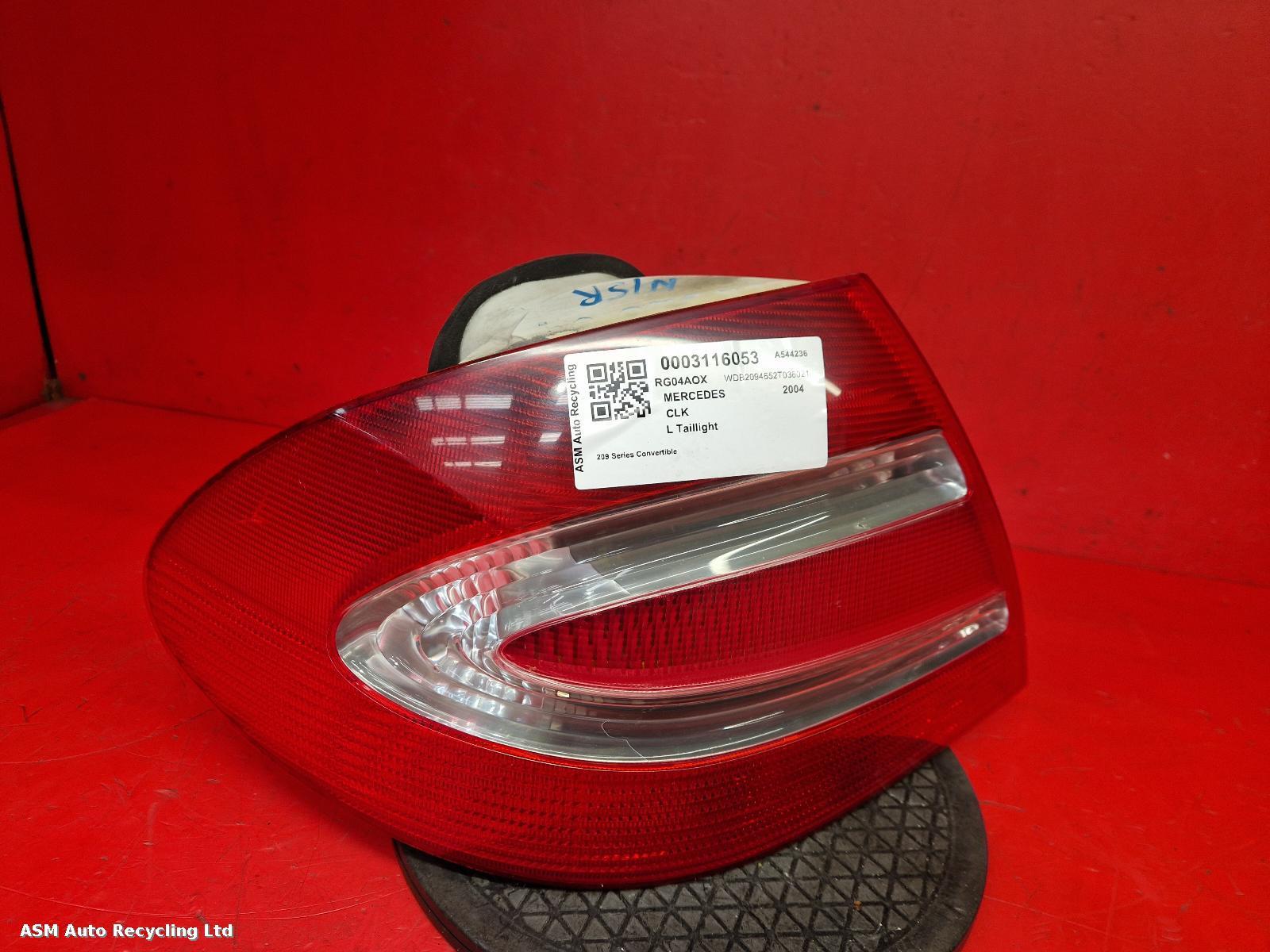 View Auto part L Taillight Mercedes Clk 2004