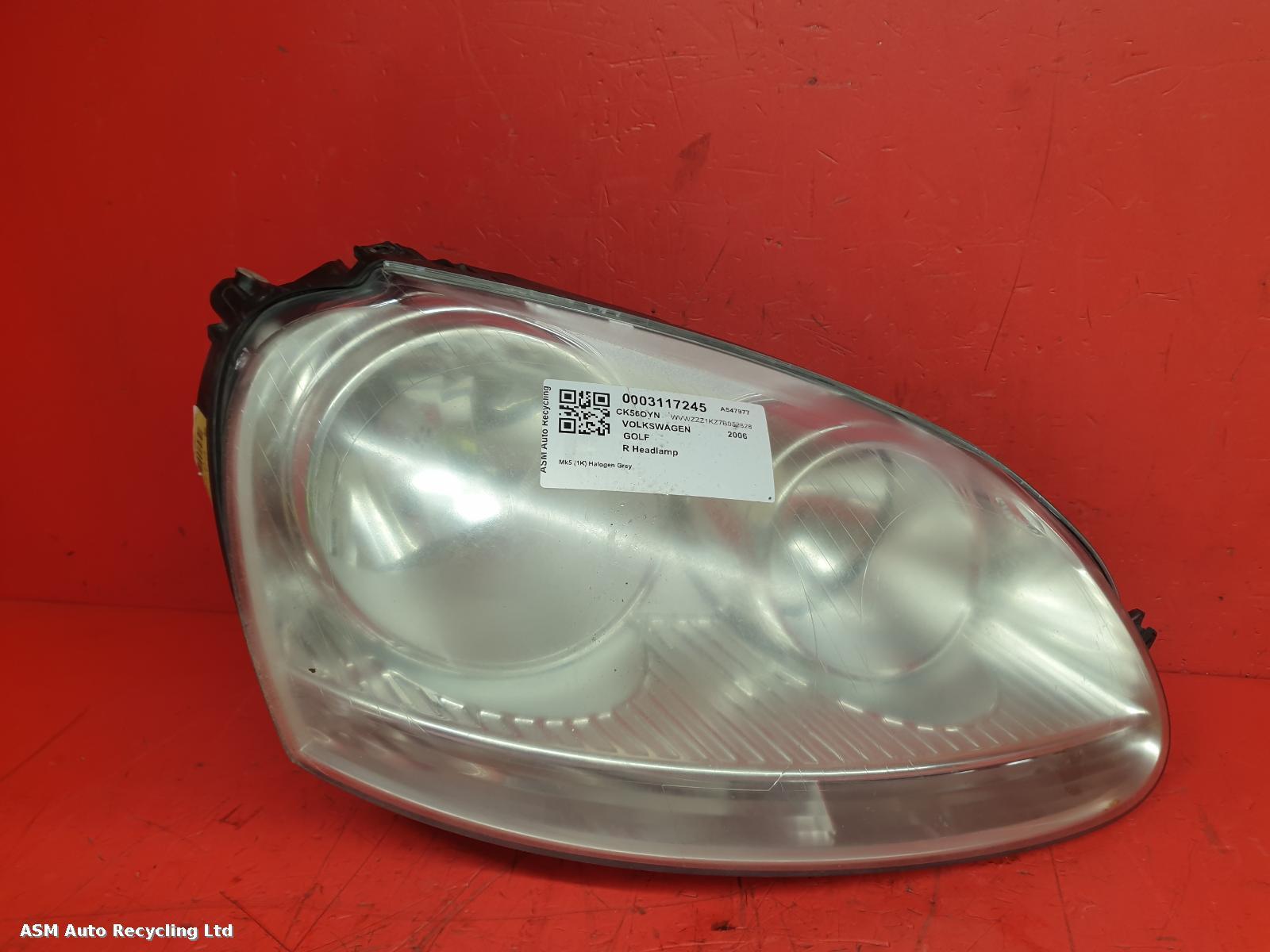View Auto part R Headlamp Volkswagen Golf 2006
