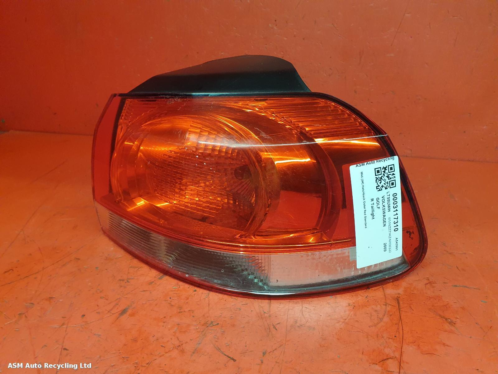 View Auto part R Taillight Volkswagen Golf 2009