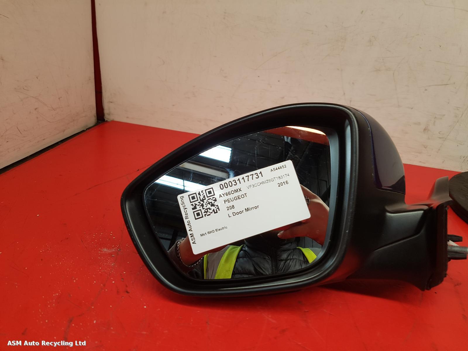 View Auto part L Door Mirror Peugeot 208 2016