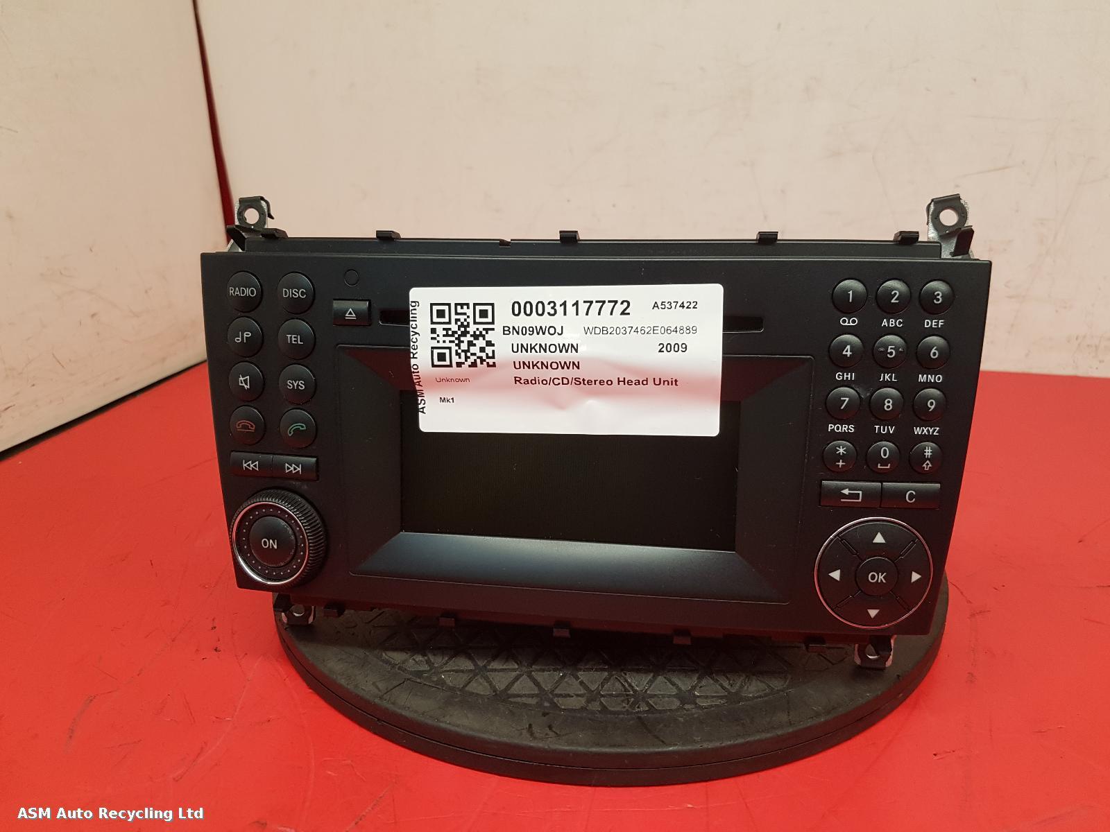 View Auto part A/V Equipment Mercedes Clc 2009