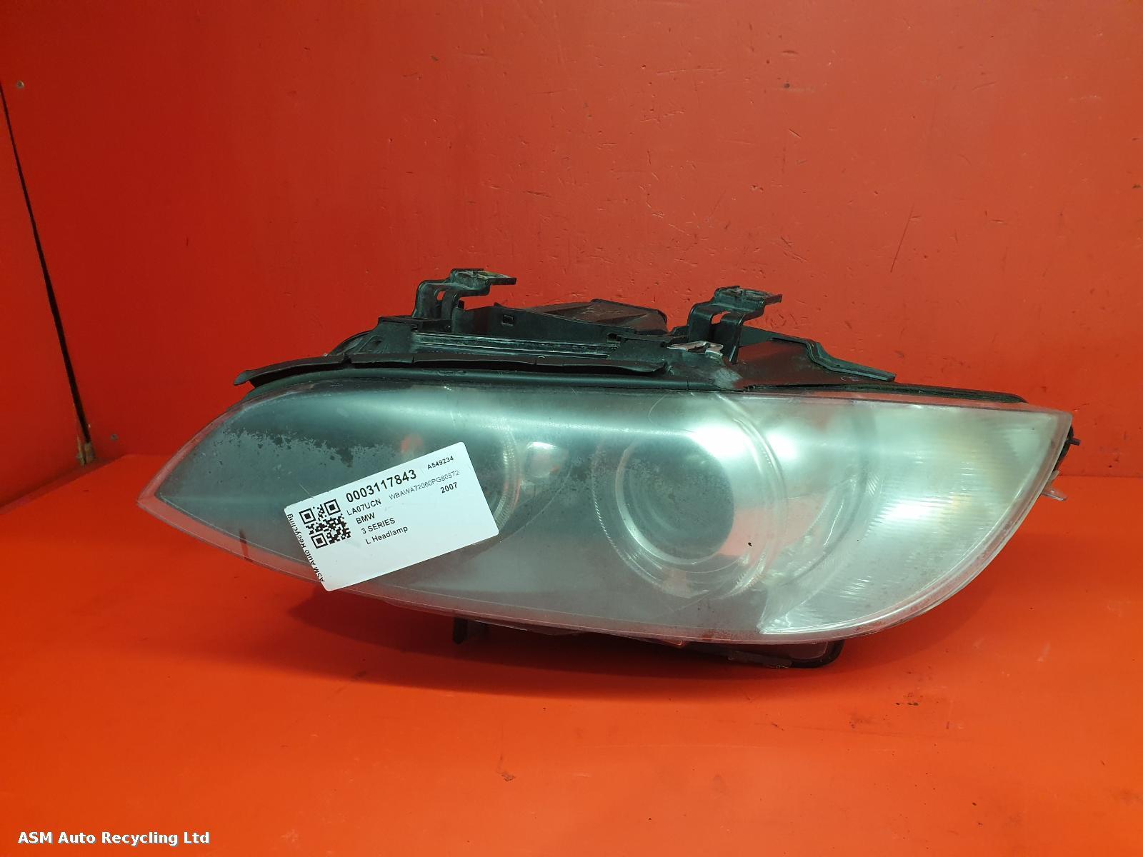 View Auto part L Headlamp Bmw 3 Series 2007