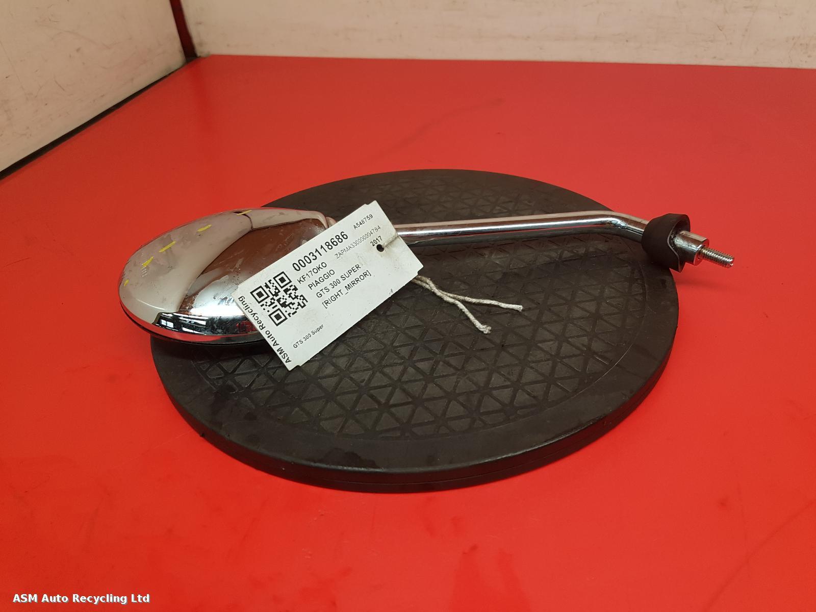 View Auto part Right Mirror Piaggio Gts 300 Super 2017