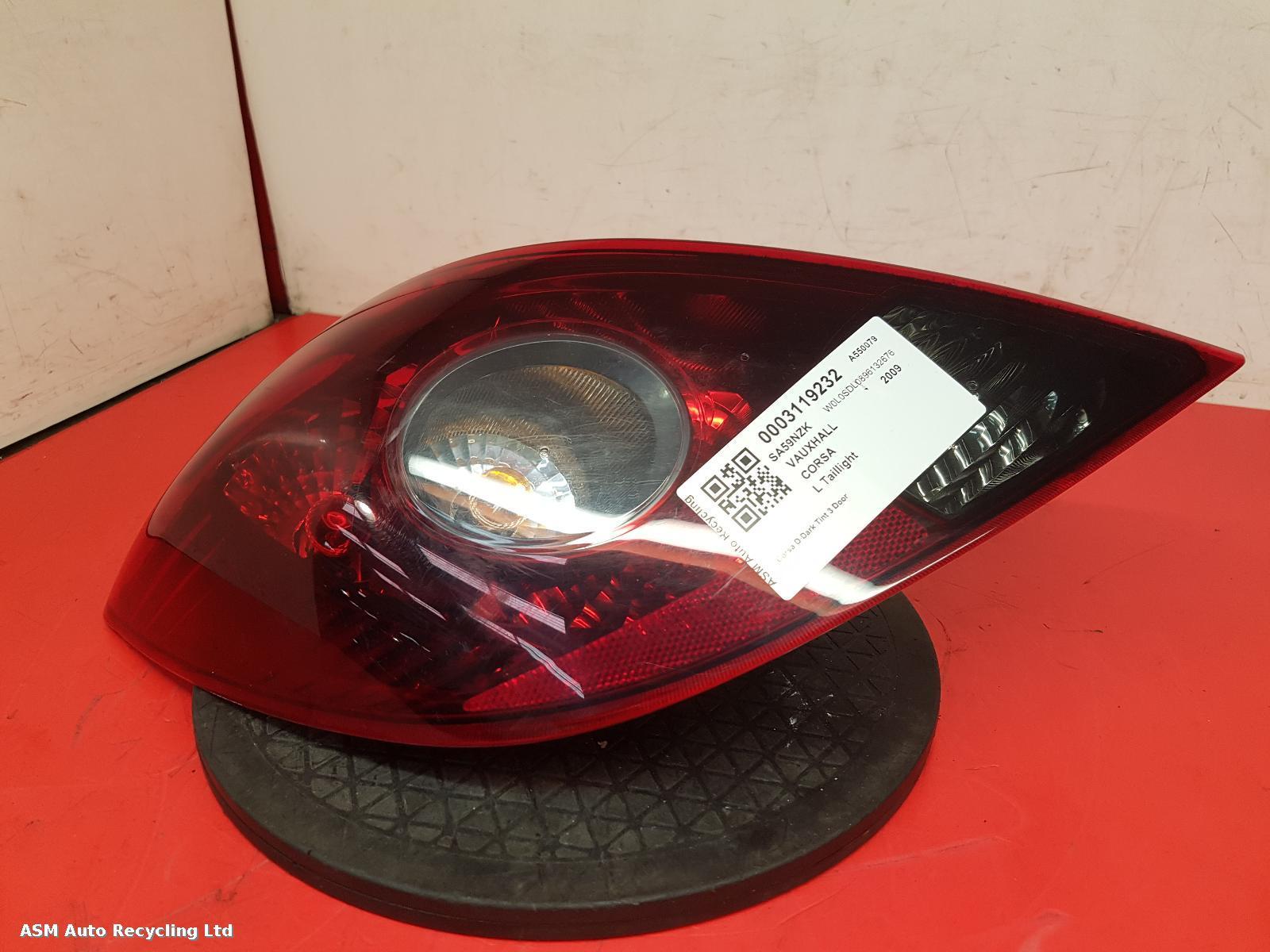 View Auto part L Taillight Vauxhall Corsa 2009
