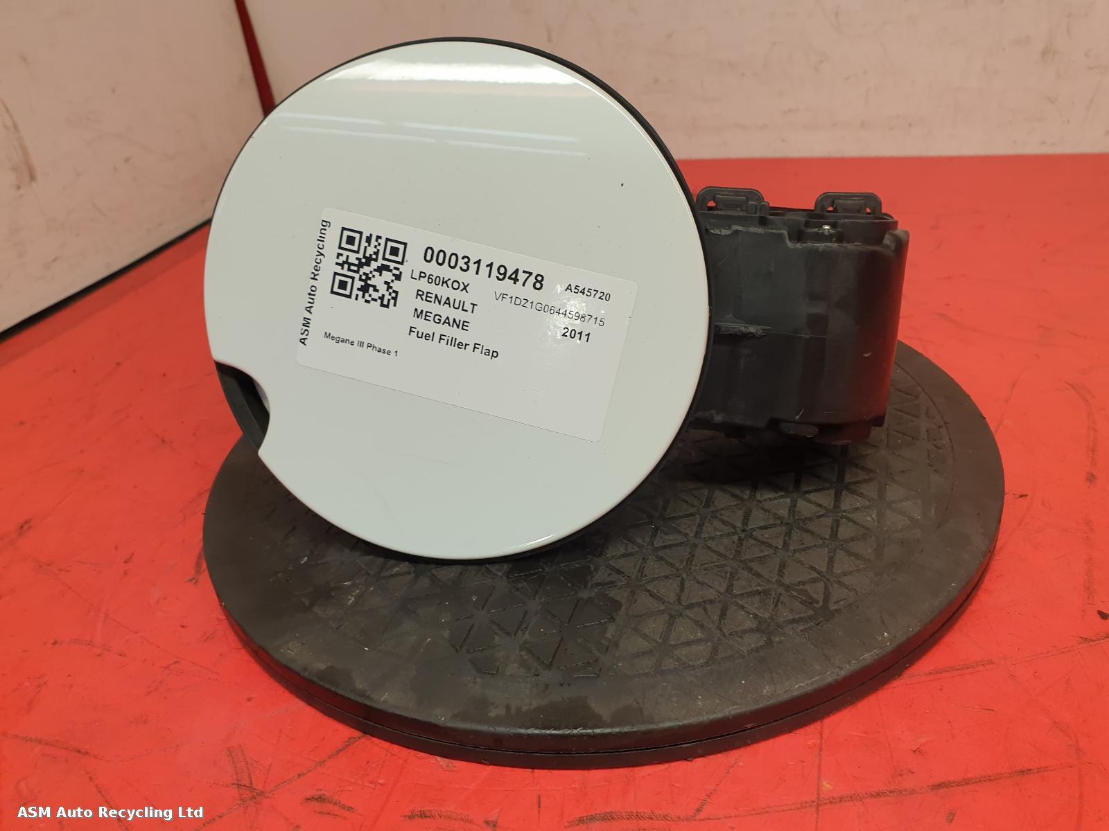 View Auto part Fuel Filler Flap Renault Megane 2011