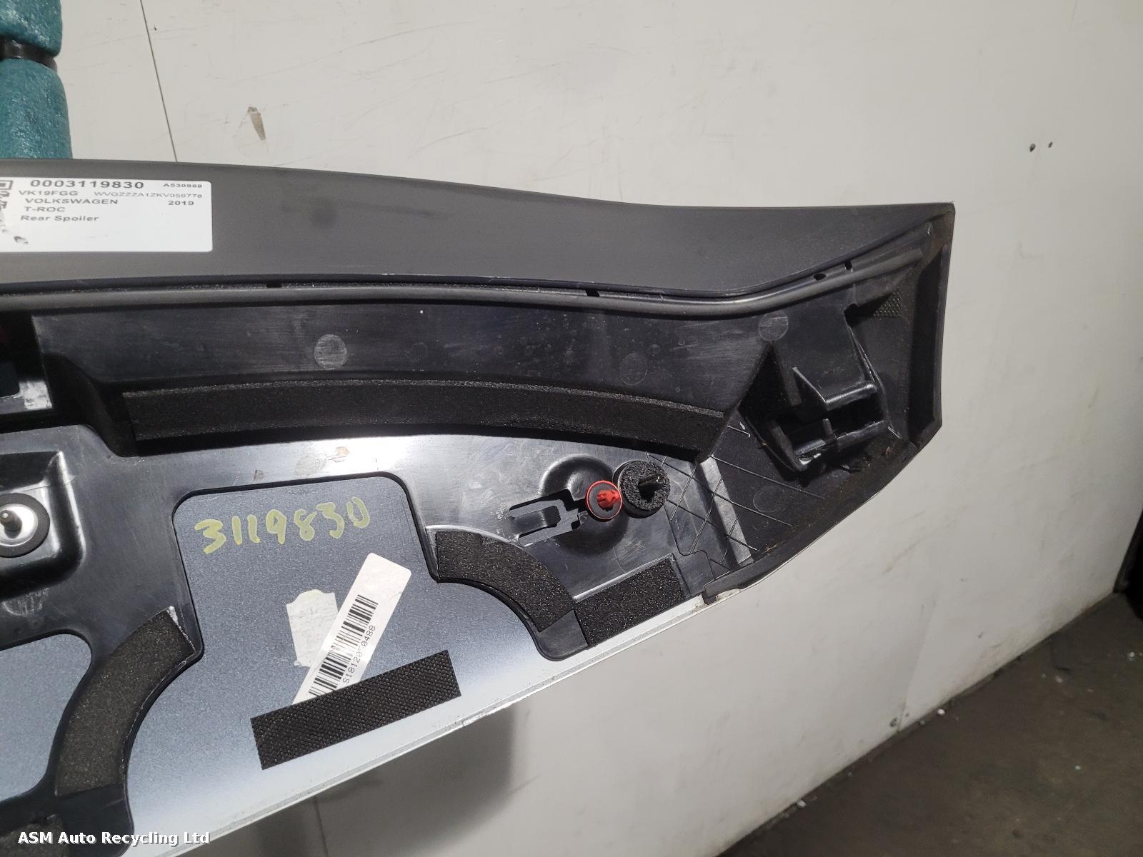 View Auto part Rear Spoiler Volkswagen T-roc 2019