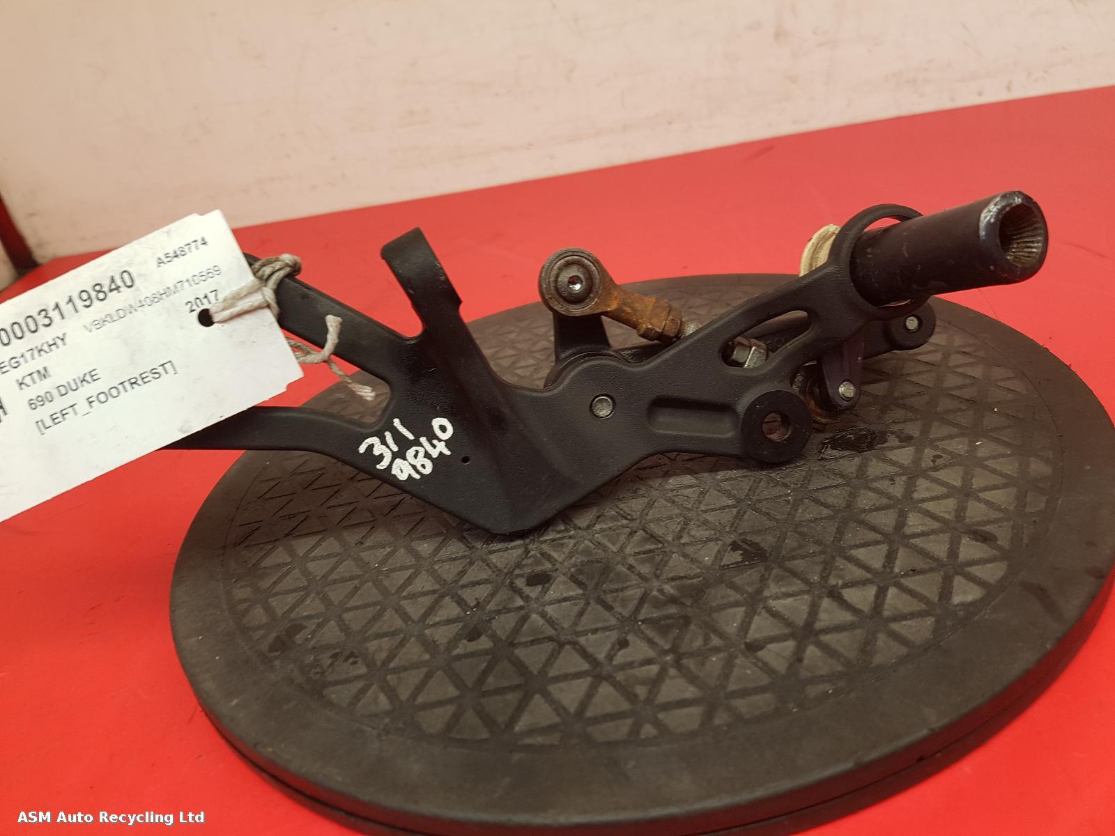View Auto part Left Footrest Ktm 690 Duke 2017