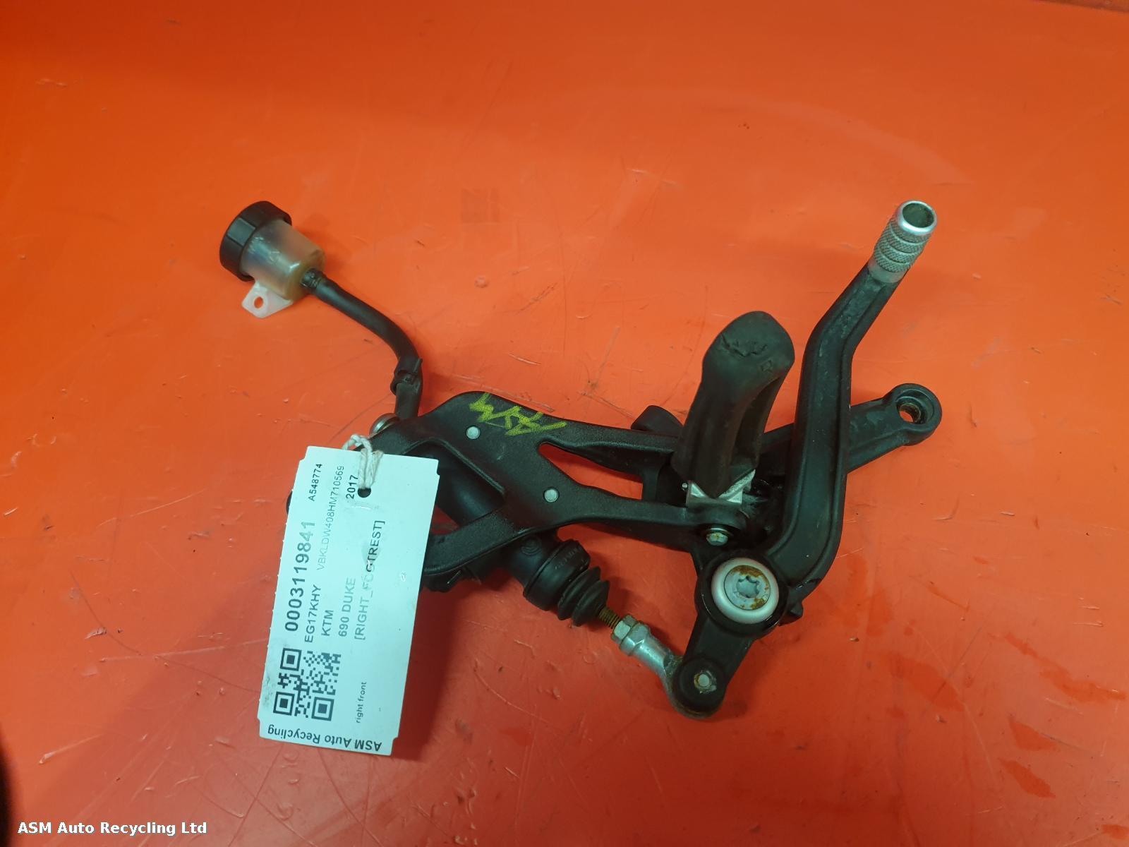 View Auto part Right Footrest Ktm 690 Duke 2017