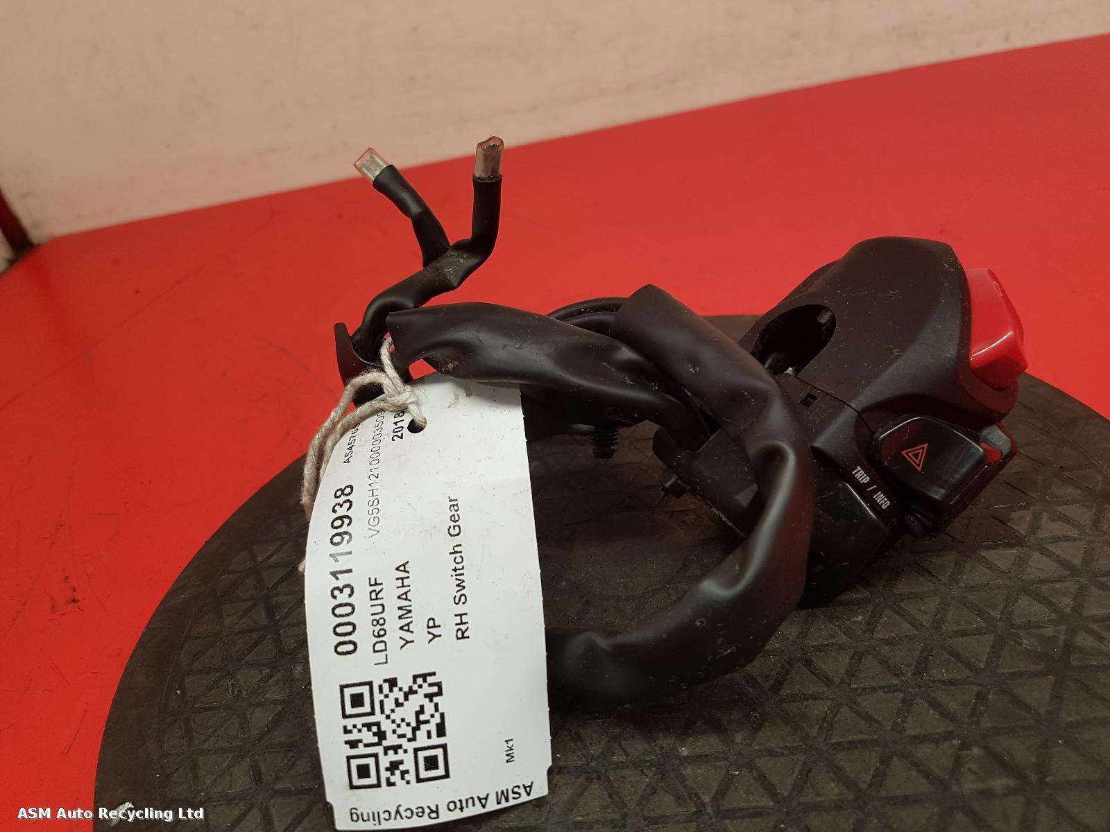 View Auto part RH Switch Gear Yamaha Yp 2018
