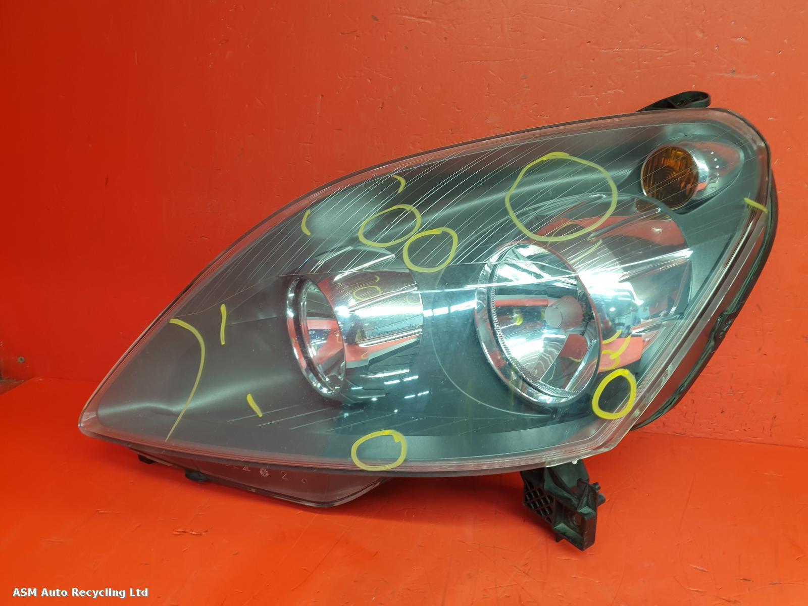 View Auto part L Headlamp Vauxhall Zafira 2011