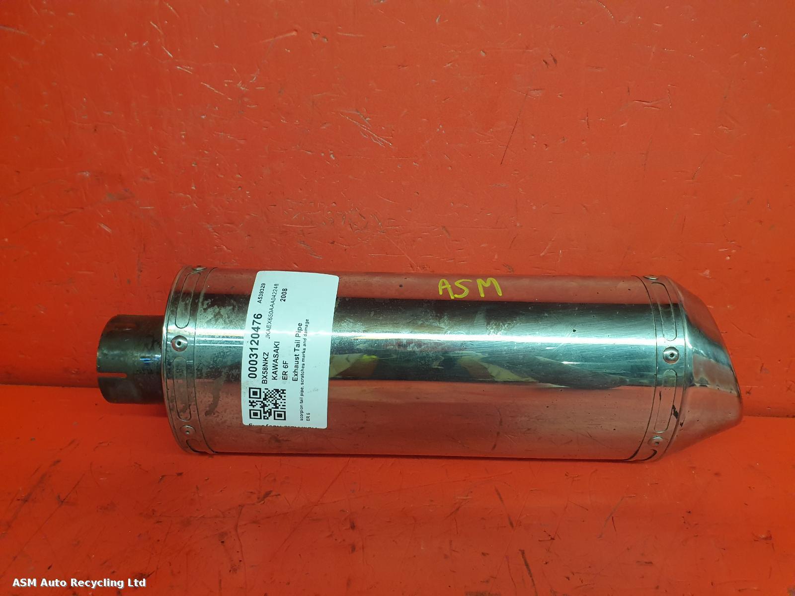 View Auto part Tail Pipe Kawasaki Er 6f 2008