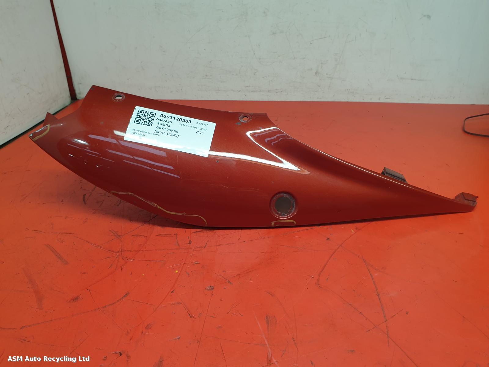 View Auto part Seat Cowl Suzuki Gsxr 750 K7 2007
