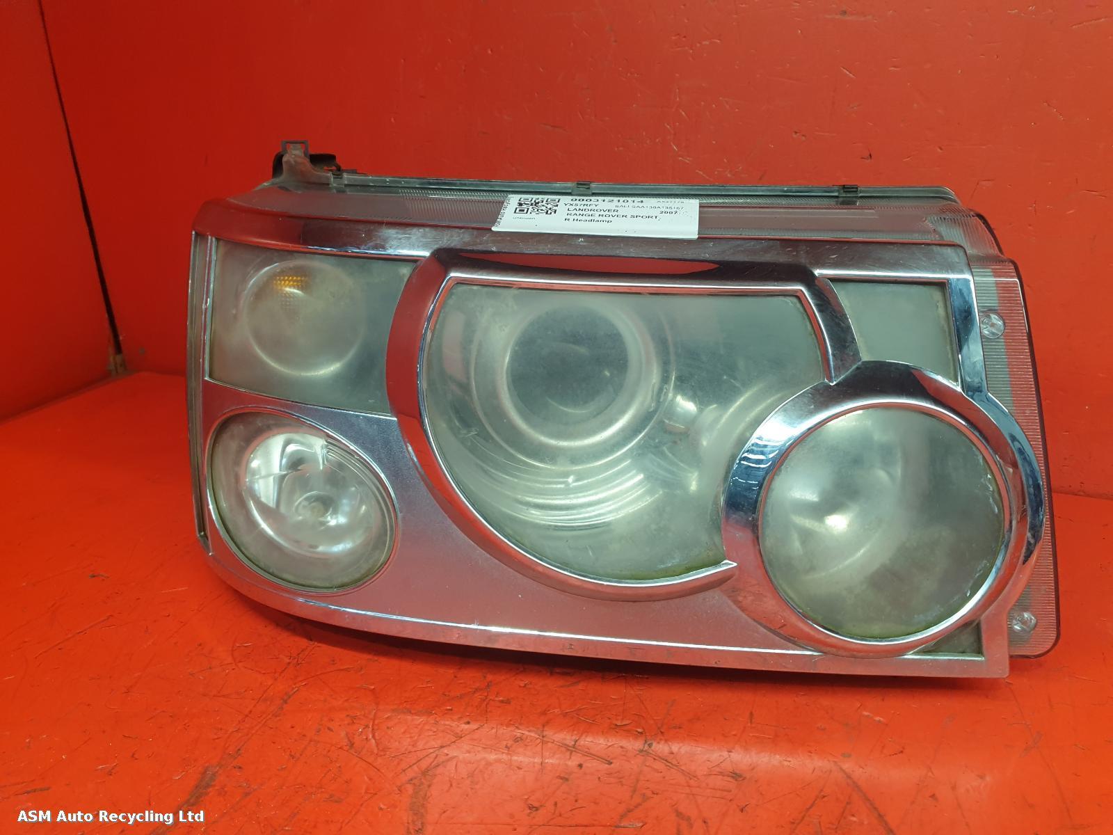 View Auto part R Headlamp Land Rover Range Rover Sport 2007