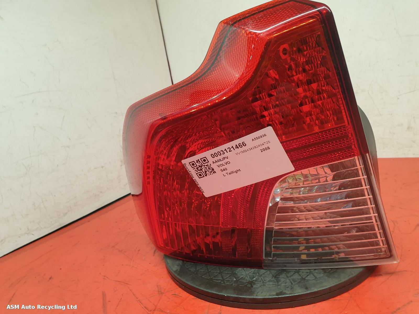 View Auto part L Taillight Volvo S40 2008