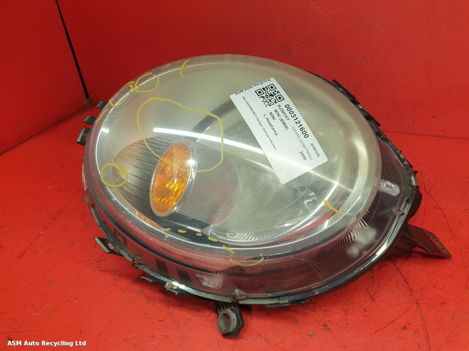 View Auto part L Headlamp Mini (bmw) Mini 2008