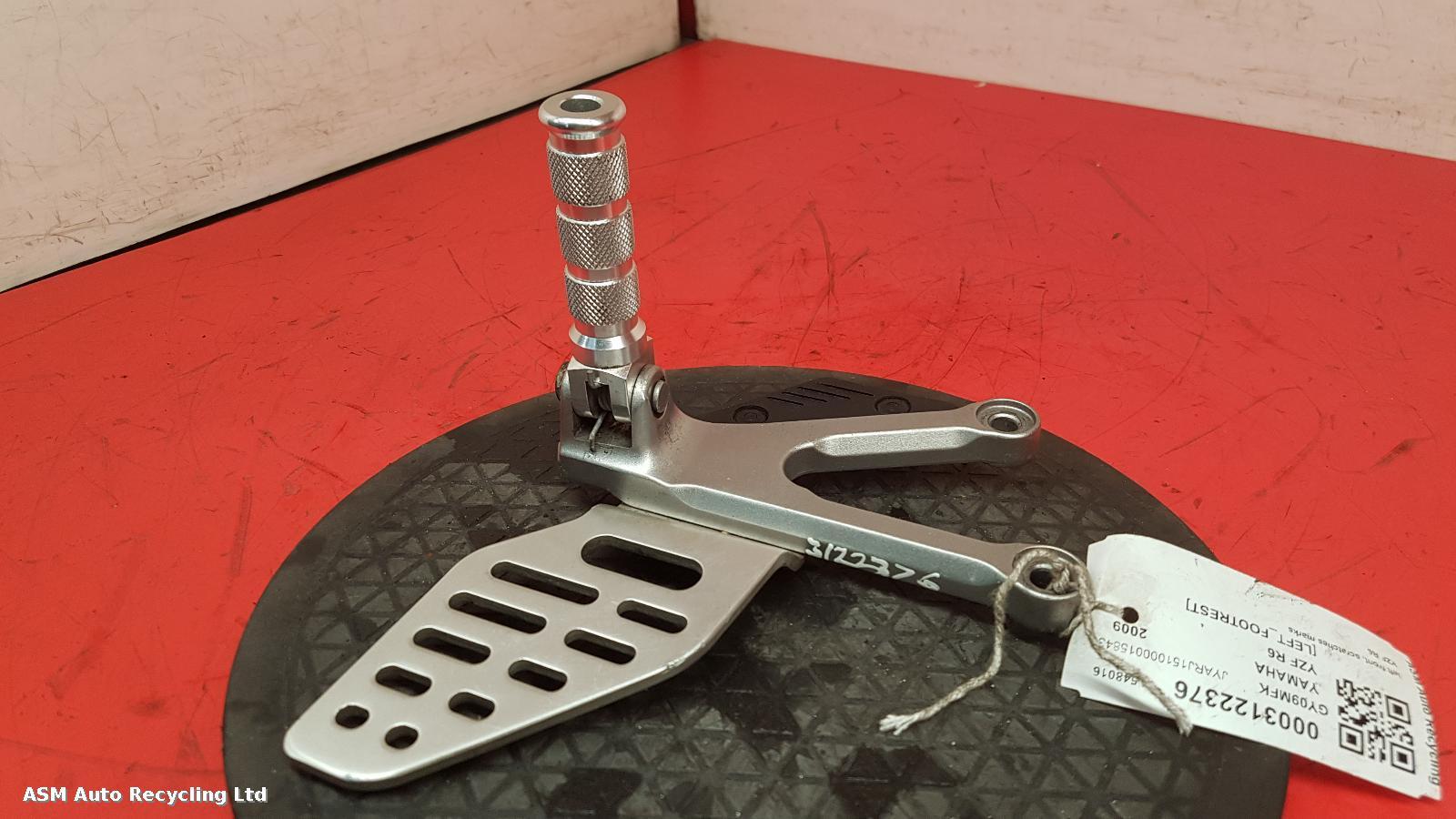 View Auto part Left Footrest Yamaha Yzf R6 2009