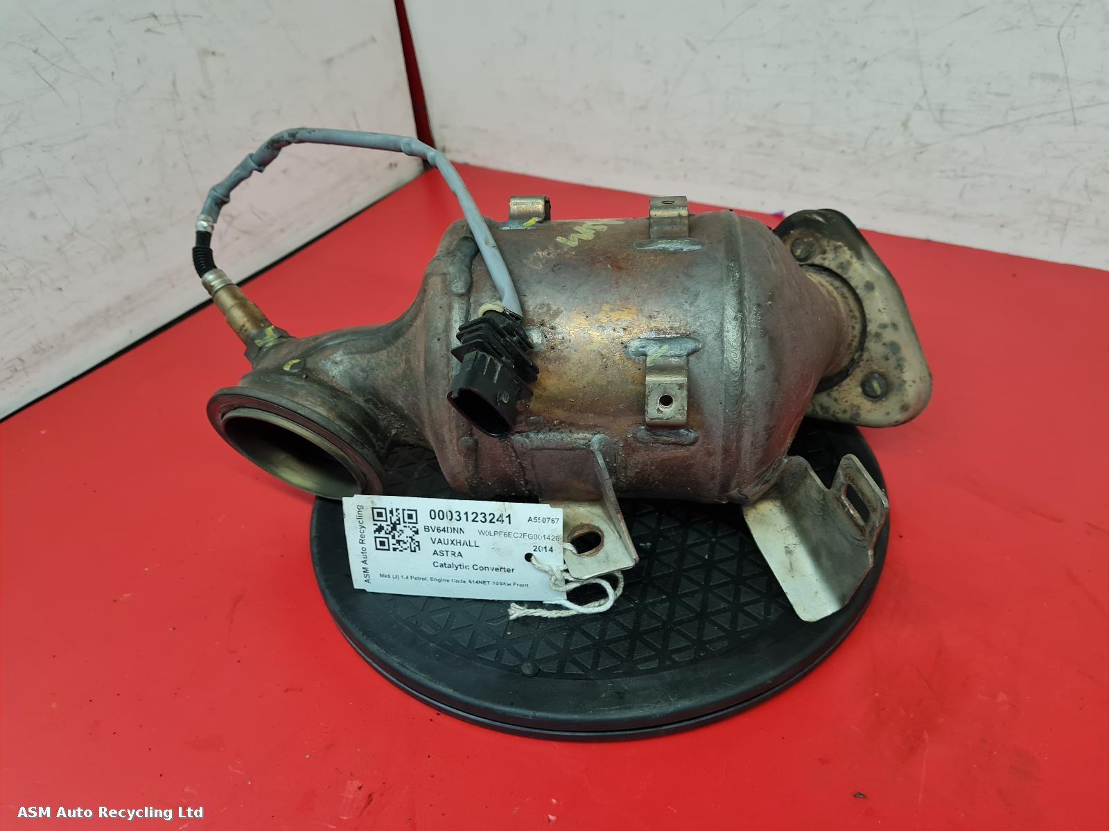 View Auto part Catalytic Converter Vauxhall Astra 2014
