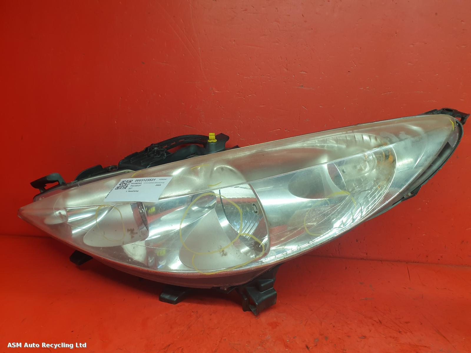 View Auto part L Headlamp Peugeot 207 2009