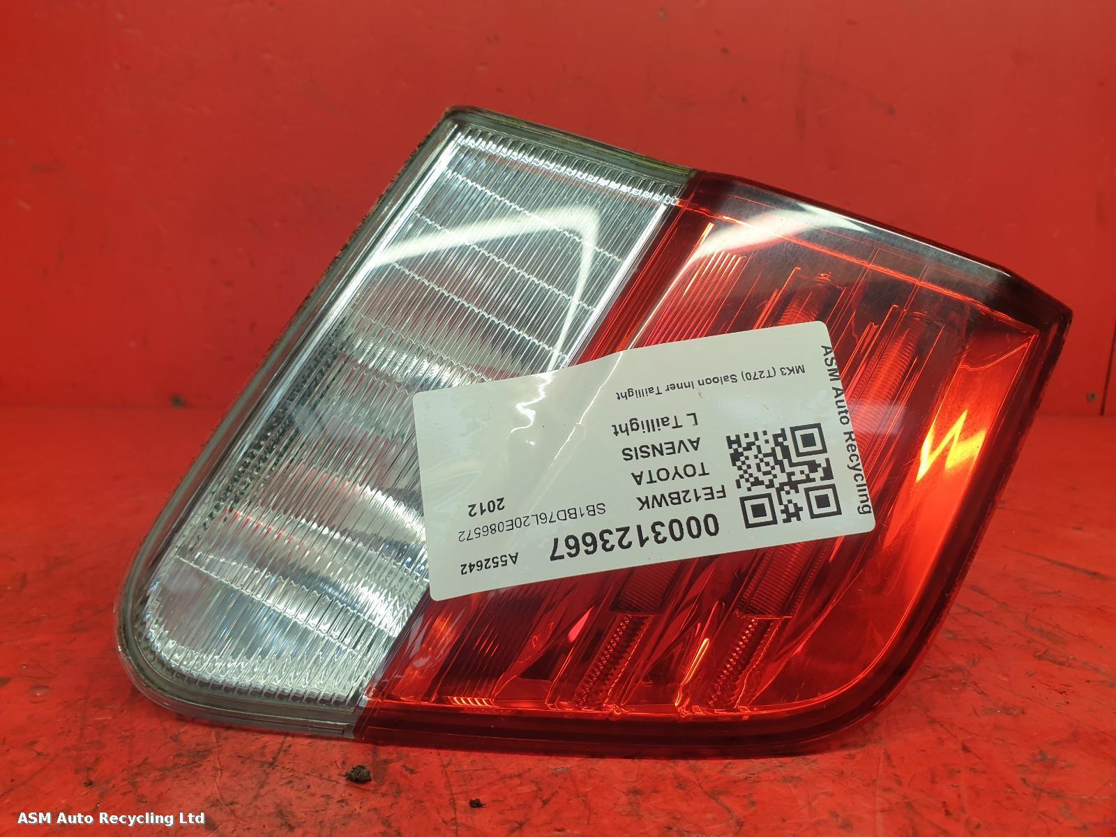 View Auto part L Taillight Toyota Avensis 2012