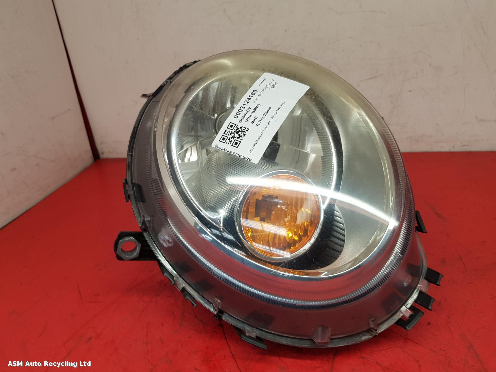 View Auto part R Headlamp Mini (bmw) Mini 2009
