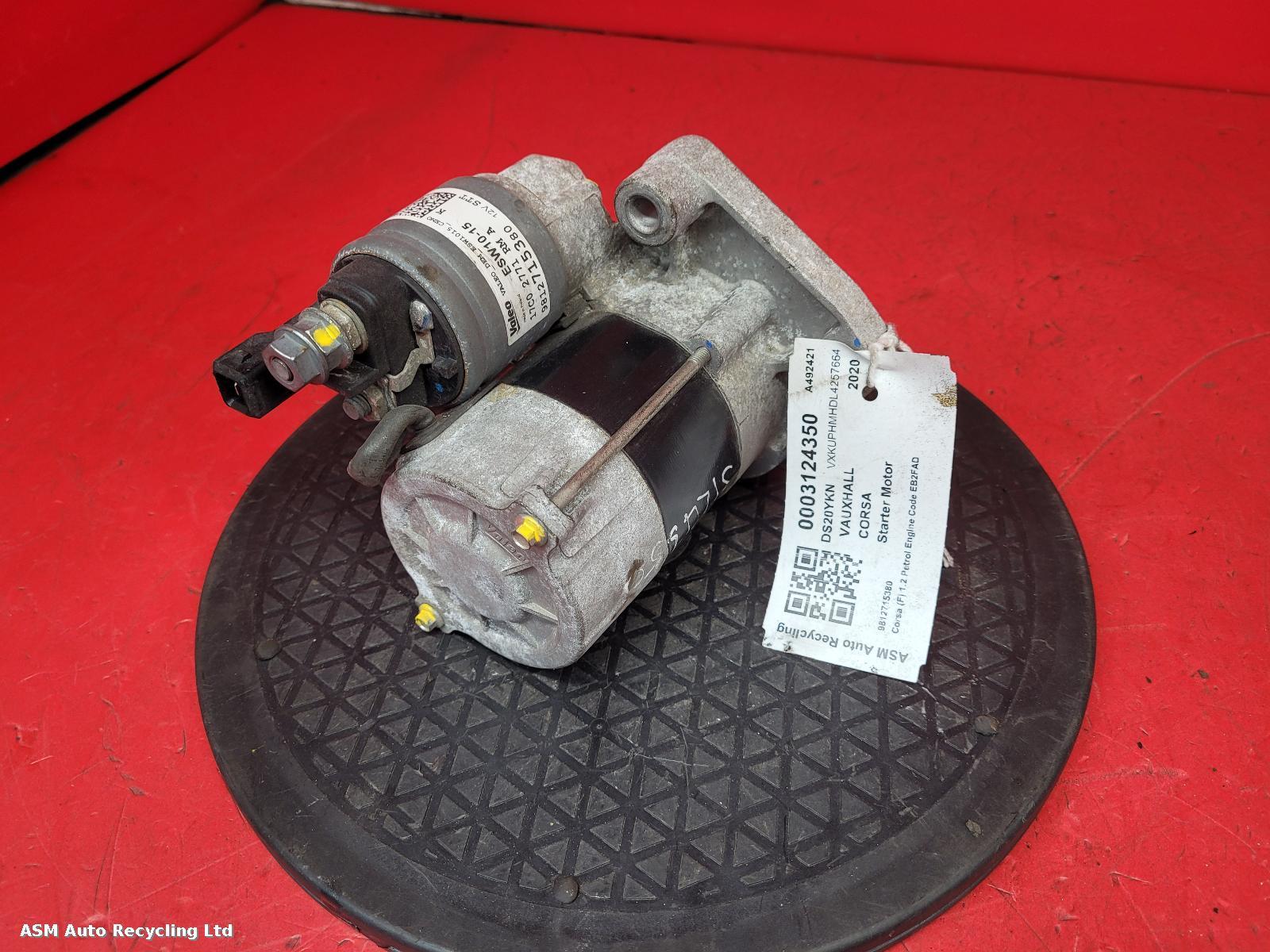 View Auto part Starter Motor Vauxhall Corsa 2020