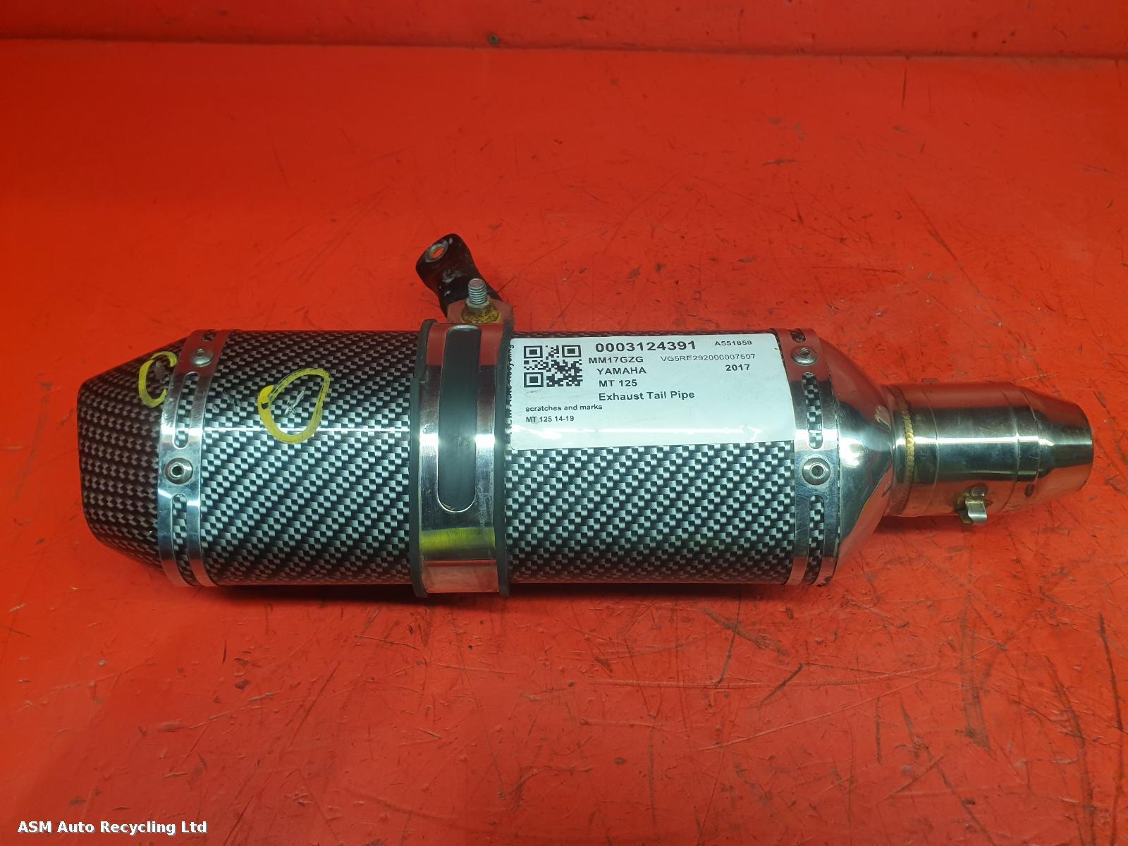 View Auto part Tail Pipe Yamaha Mt 125 2017