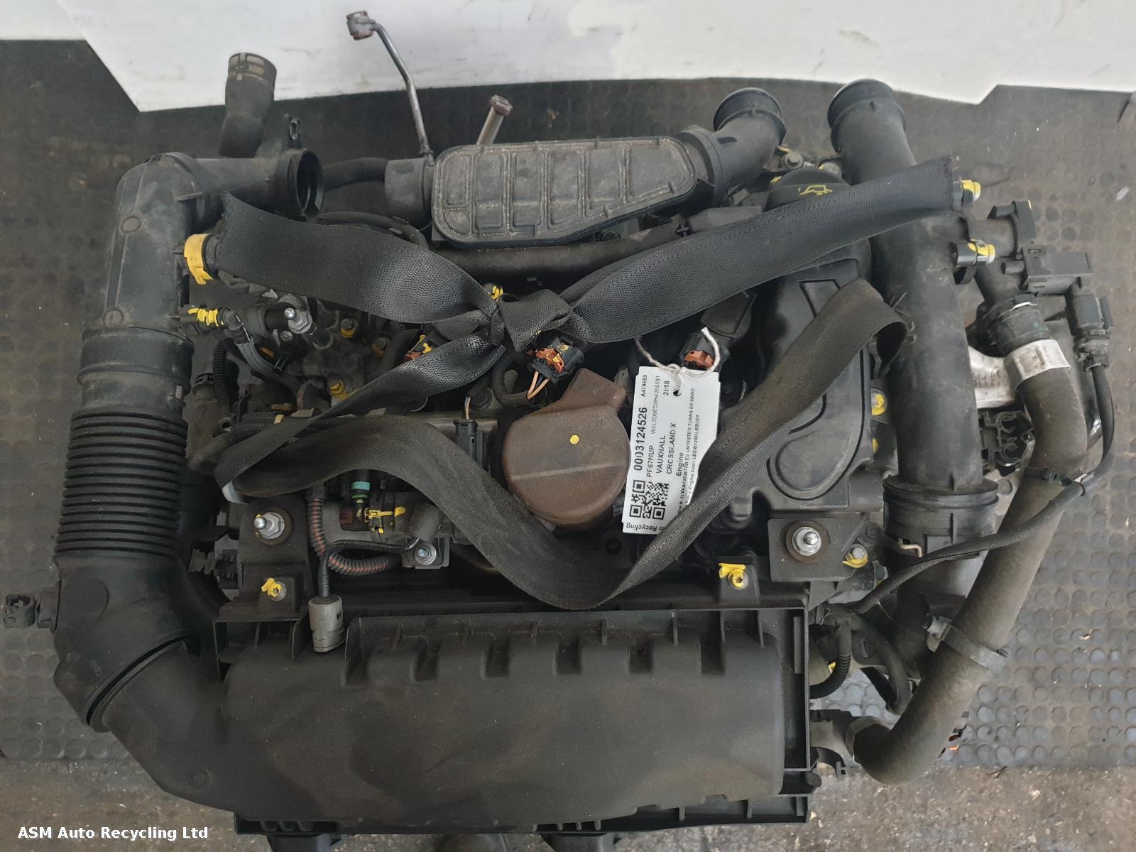 View Auto part Engine Vauxhall Crossland X 2018