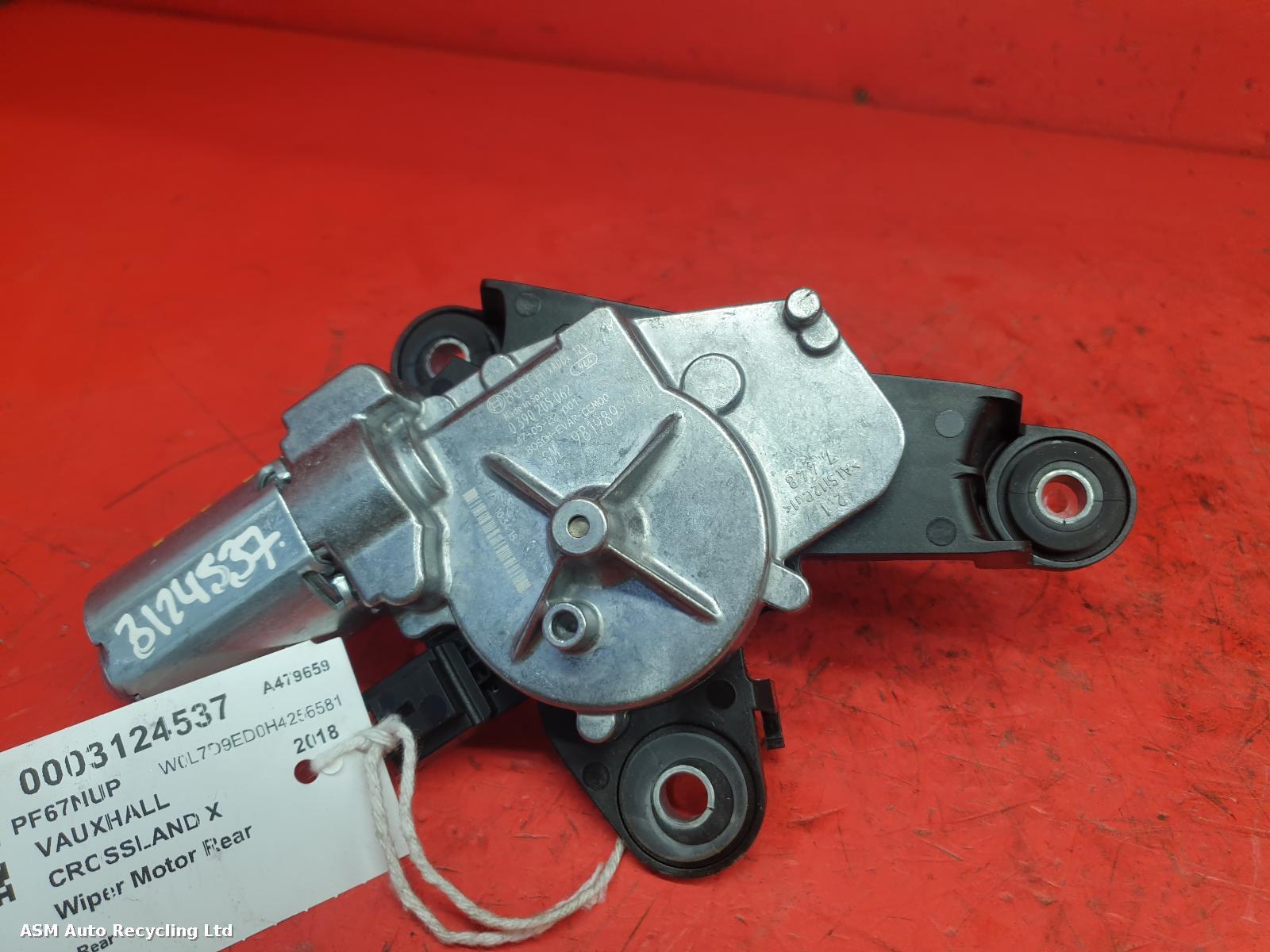 View Auto part Wiper Motor Rear Vauxhall Crossland X 2018