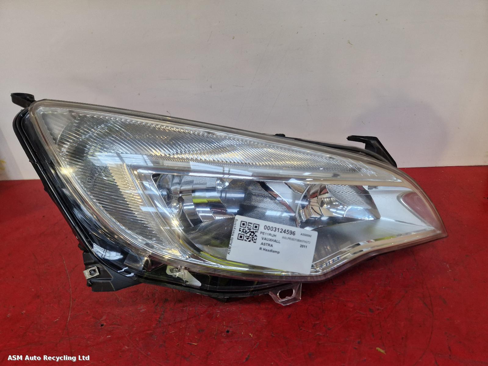 View Auto part R Headlamp Vauxhall Astra 2011