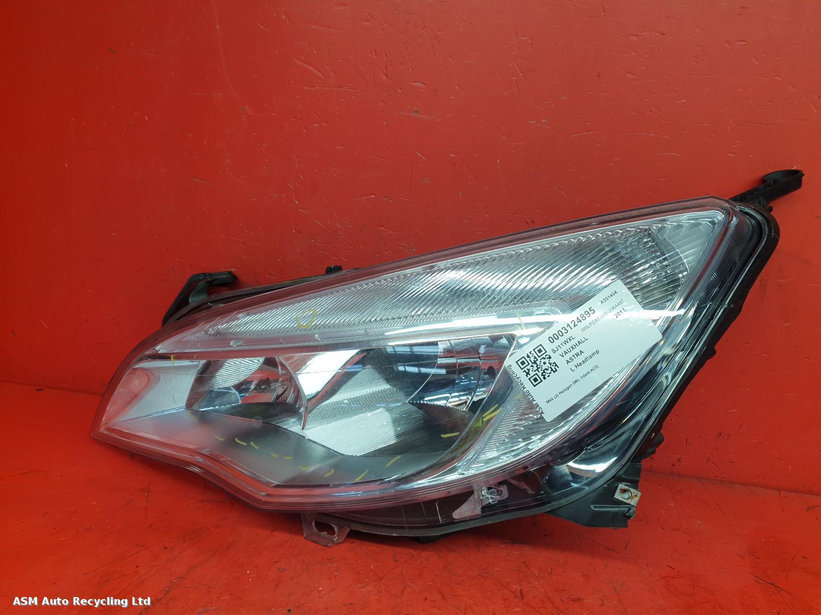 View Auto part L Headlamp Vauxhall Astra 2011