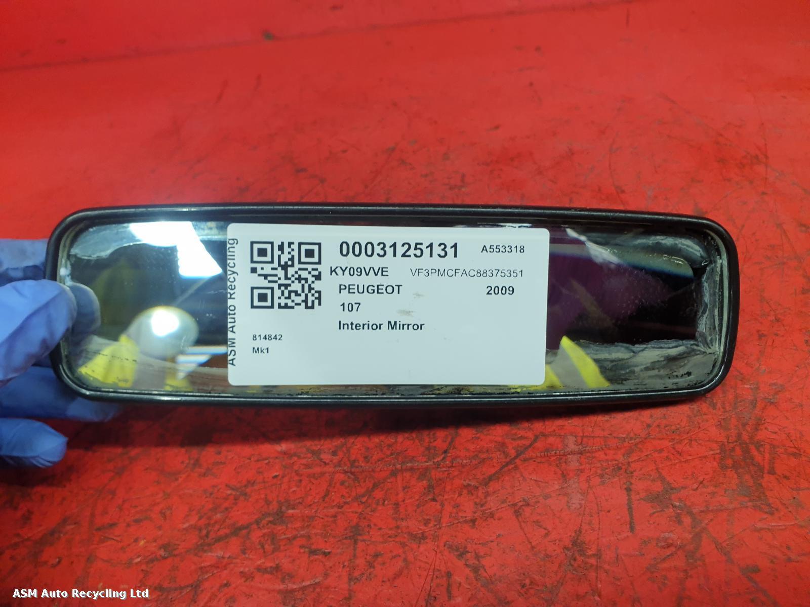 View Auto part Interior Mirror Peugeot 107 2009