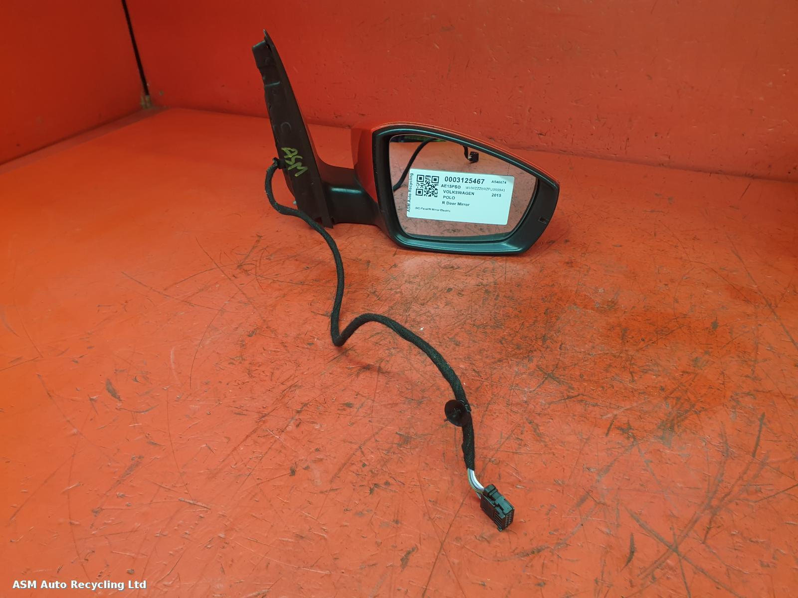 View Auto part R Door Mirror Volkswagen Polo 2015