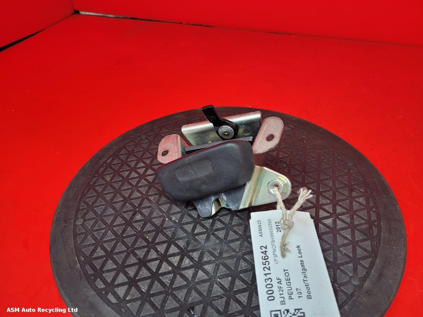 View Auto part Bootlid/Tailgate Lock Peugeot 107 2012