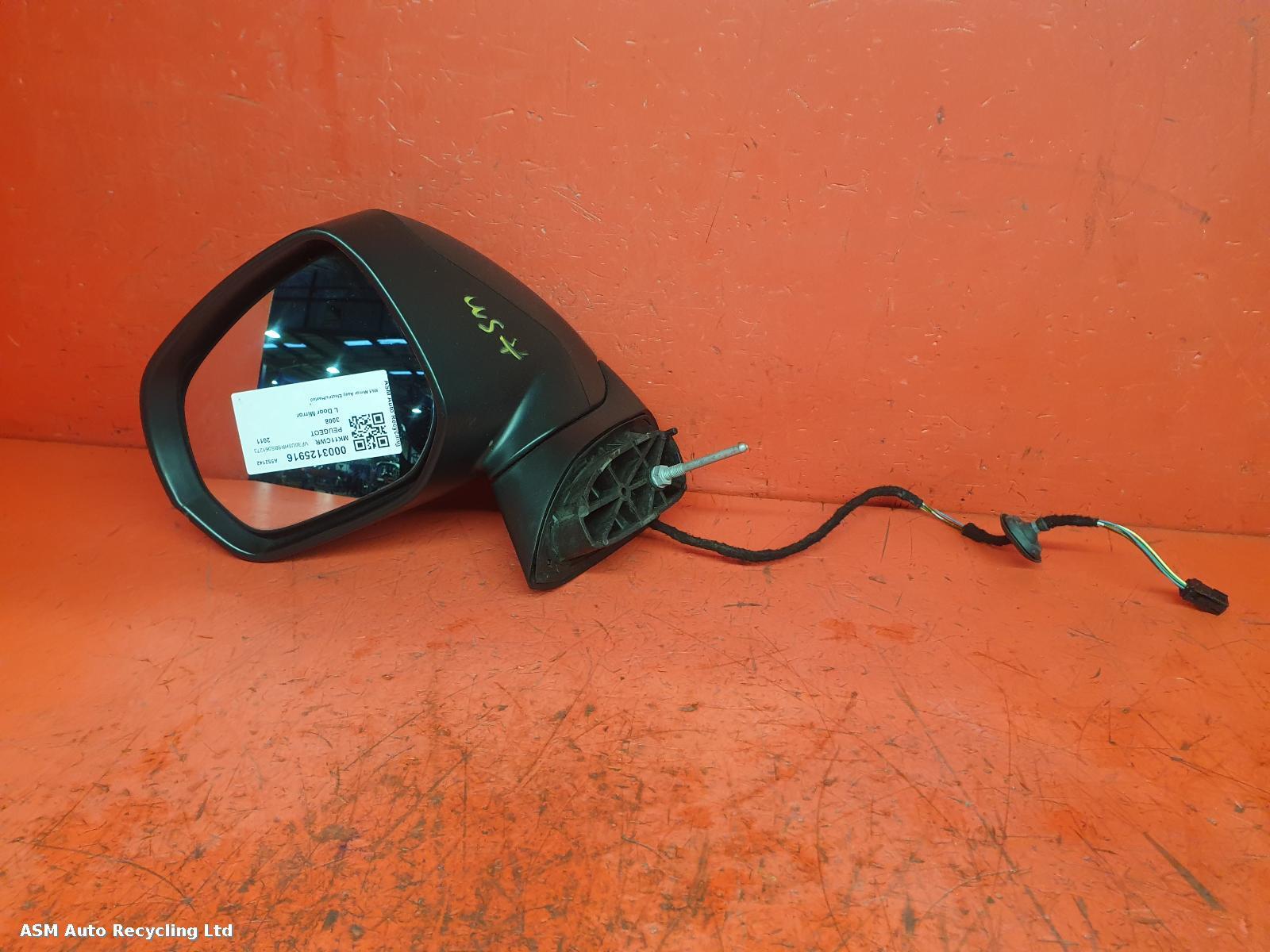 View Auto part L Door Mirror Peugeot 3008 2011