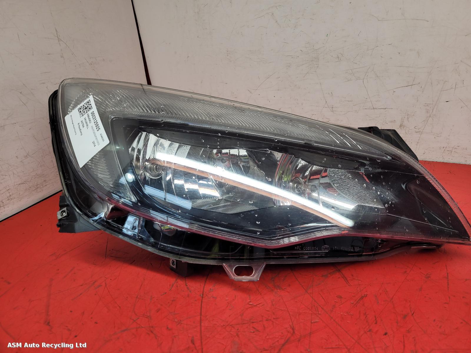 View Auto part R Headlamp Vauxhall Astra 2014