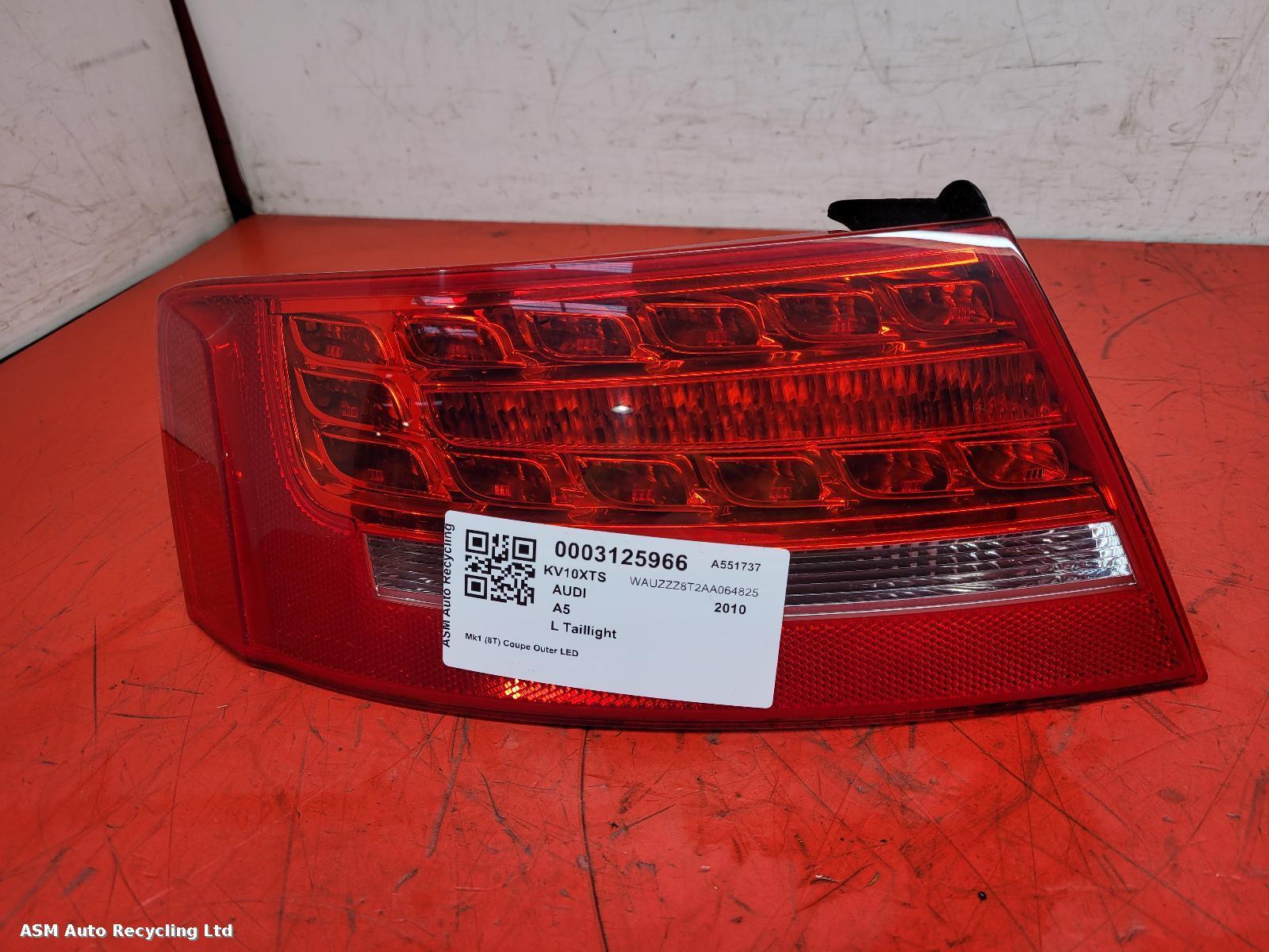 View Auto part L Taillight Audi A5 2010