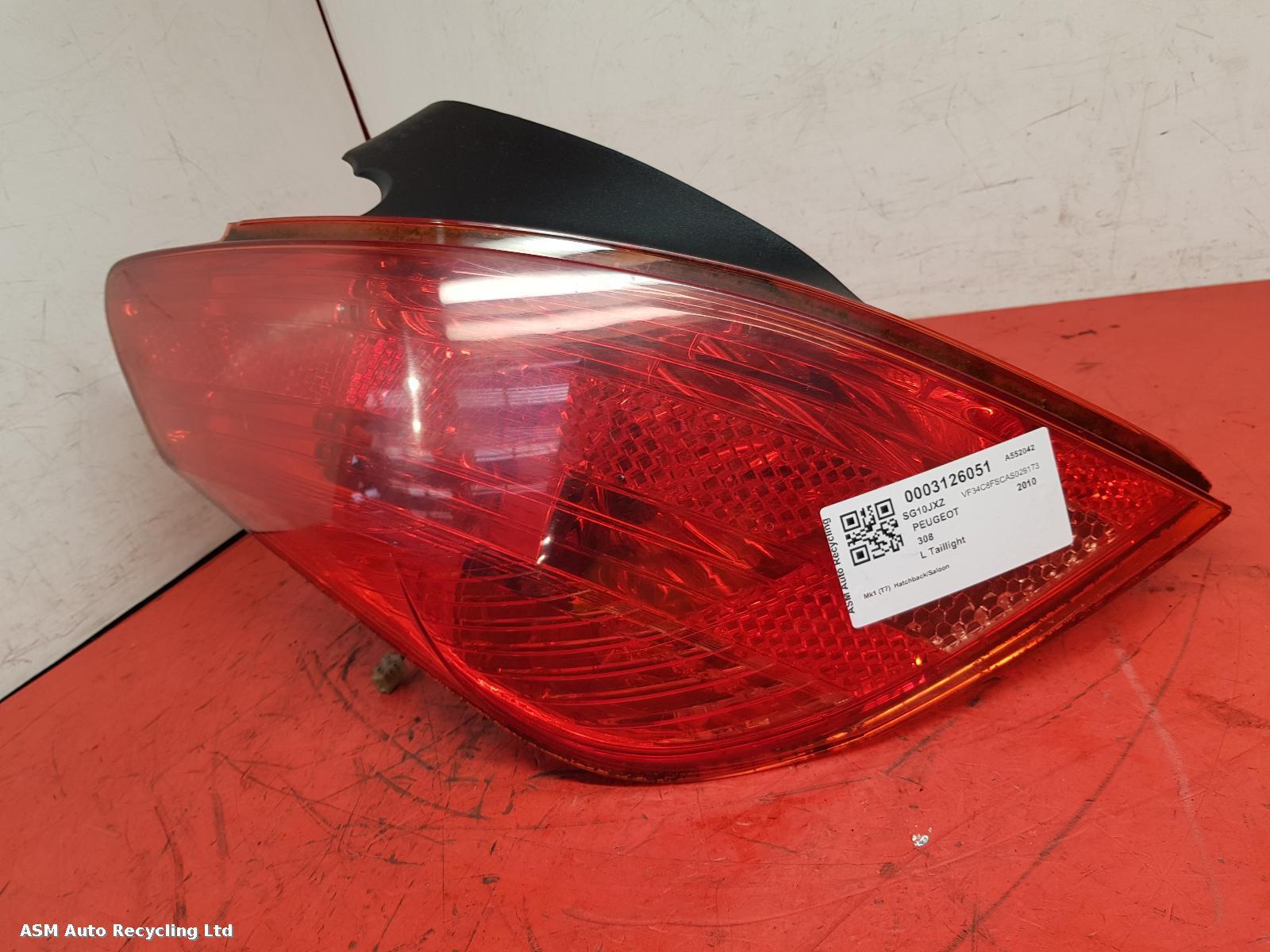 View Auto part L Taillight Peugeot 308 2010