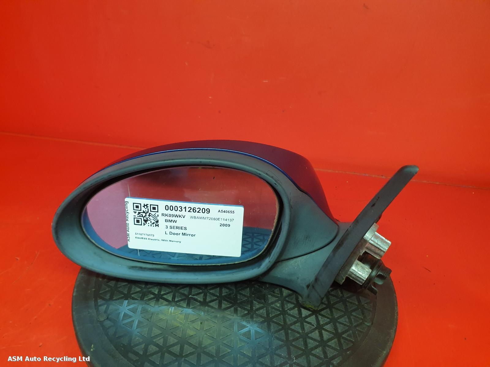 View Auto part L Door Mirror Bmw 3 Series 2009