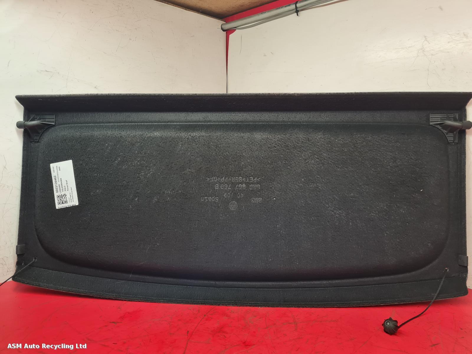 View Auto part Parcel Shelf Volkswagen Polo 2009