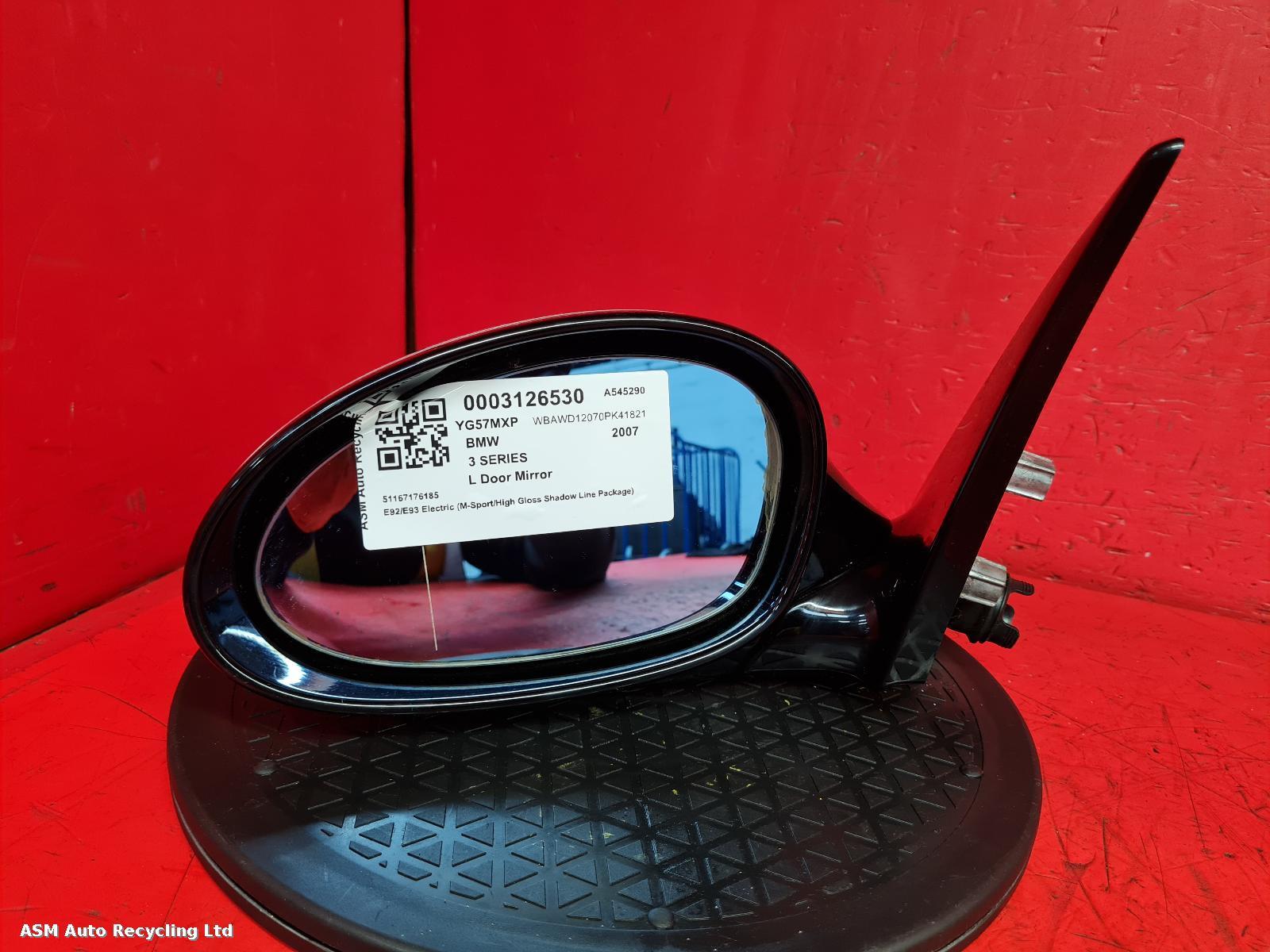 View Auto part L Door Mirror Bmw 3 Series 2007