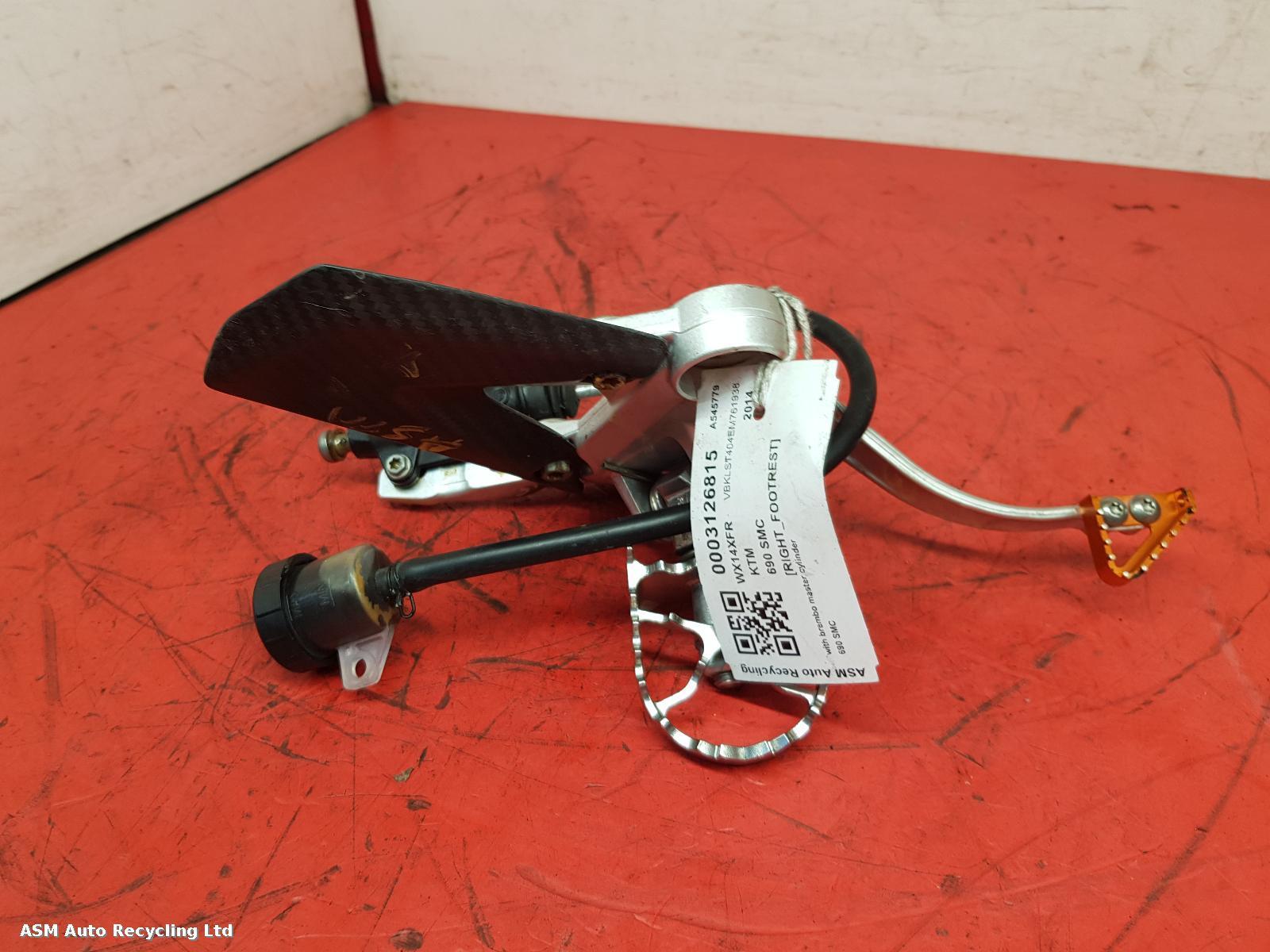 View Auto part Right Footrest Ktm 690 Smc 2014