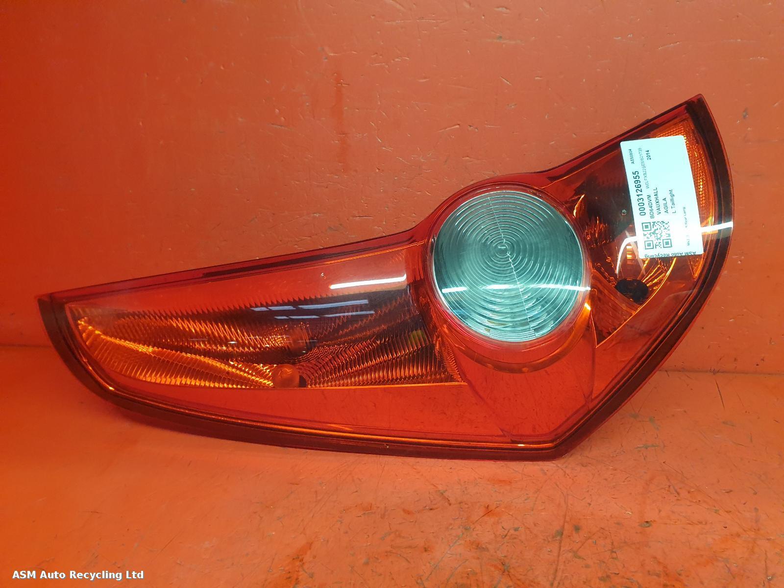 View Auto part L Taillight Vauxhall Agila 2014