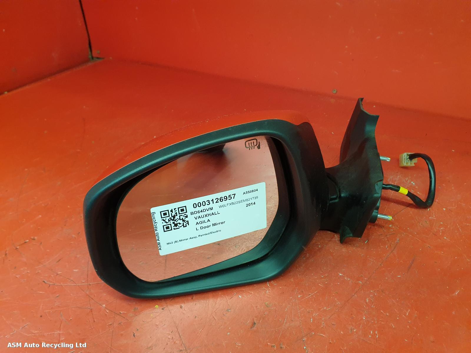 View Auto part L Door Mirror Vauxhall Agila 2014