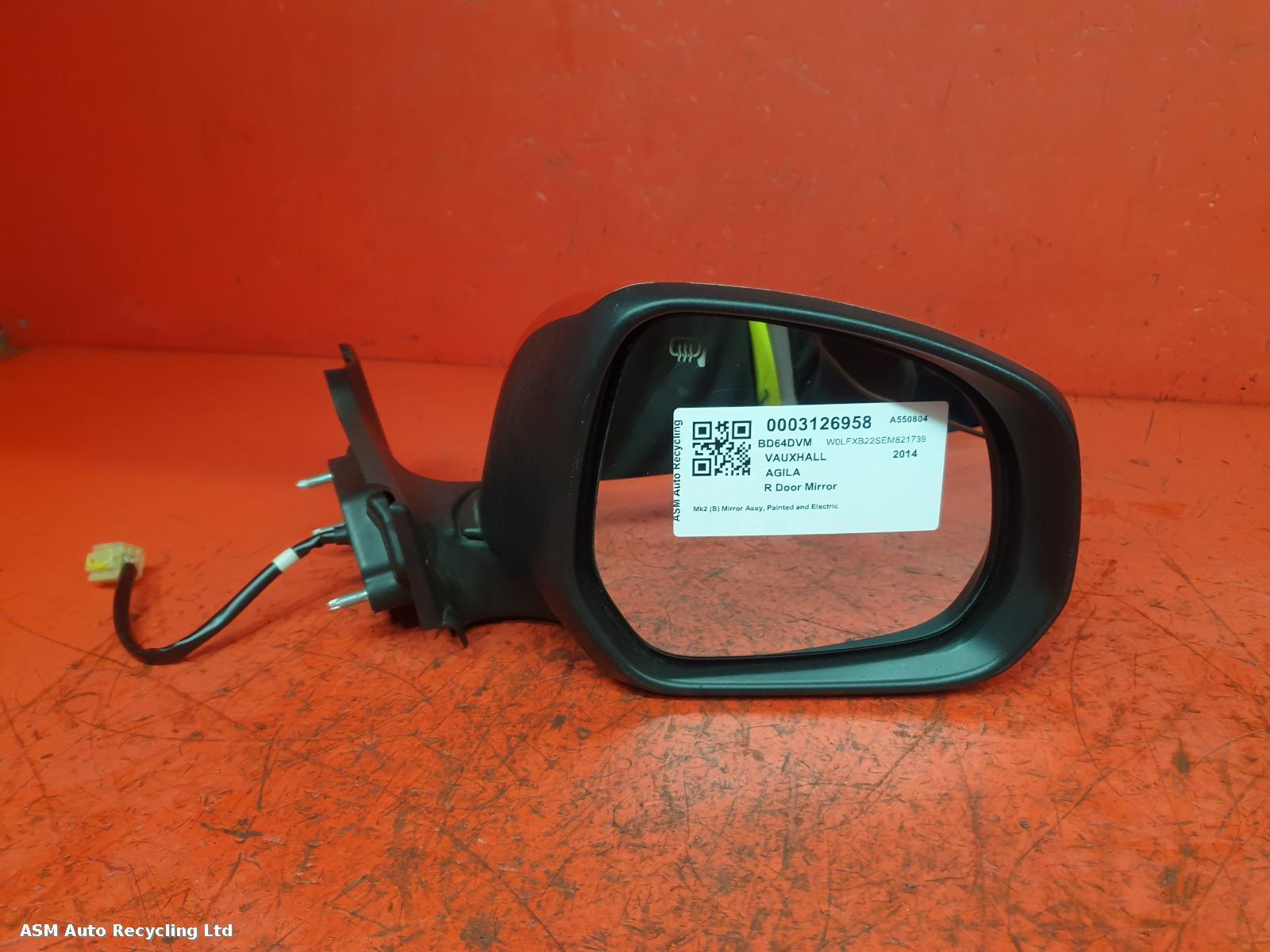 View Auto part R Door Mirror Vauxhall Agila 2014