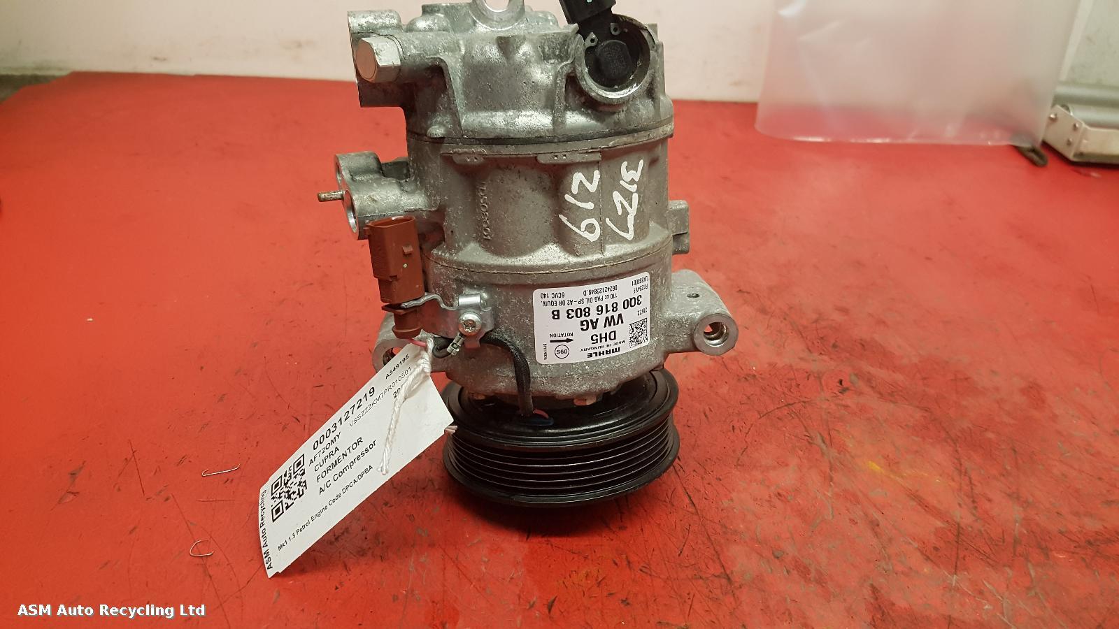 View Auto part Compressor Cupra Formentor 2022