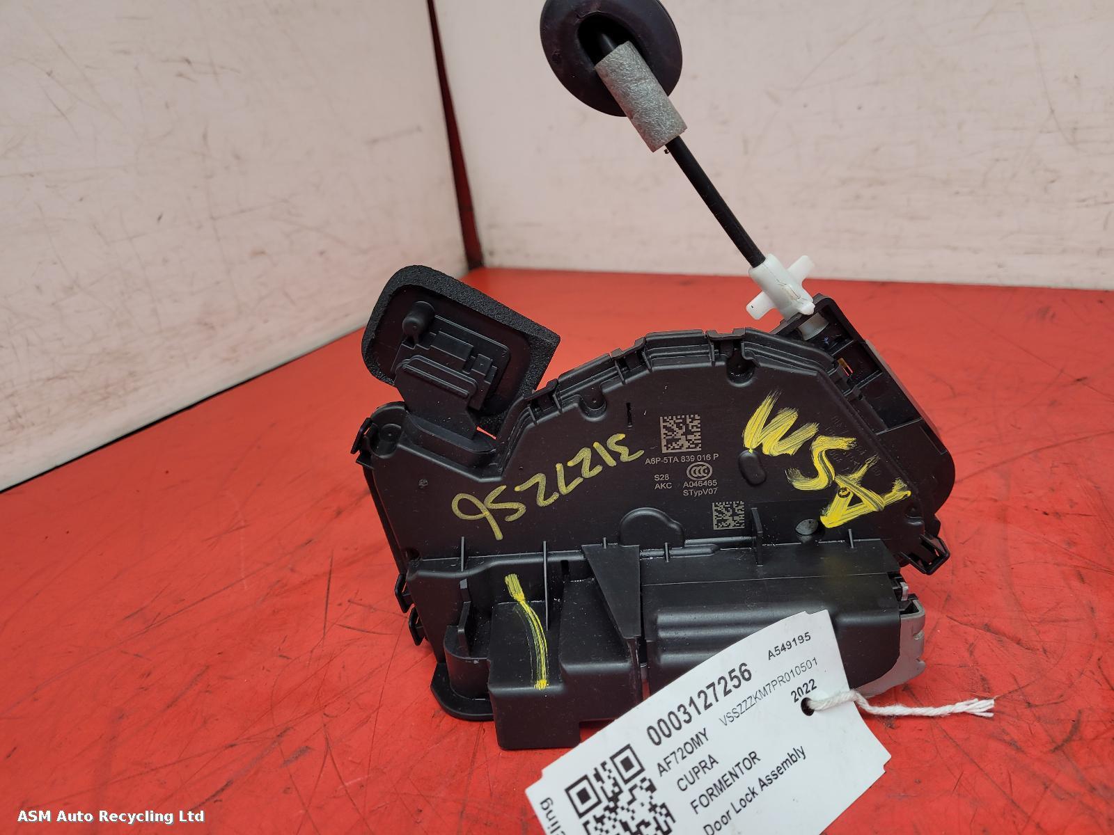 View Auto part Door Lock Assembly Cupra Formentor 2022