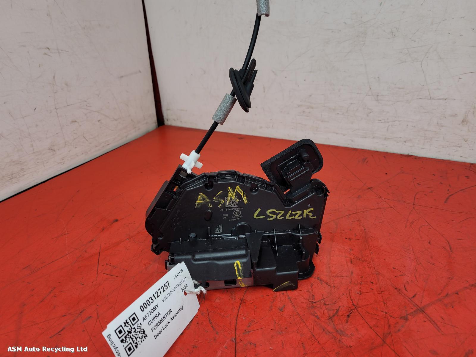 View Auto part Door Lock Assembly Cupra Formentor 2022