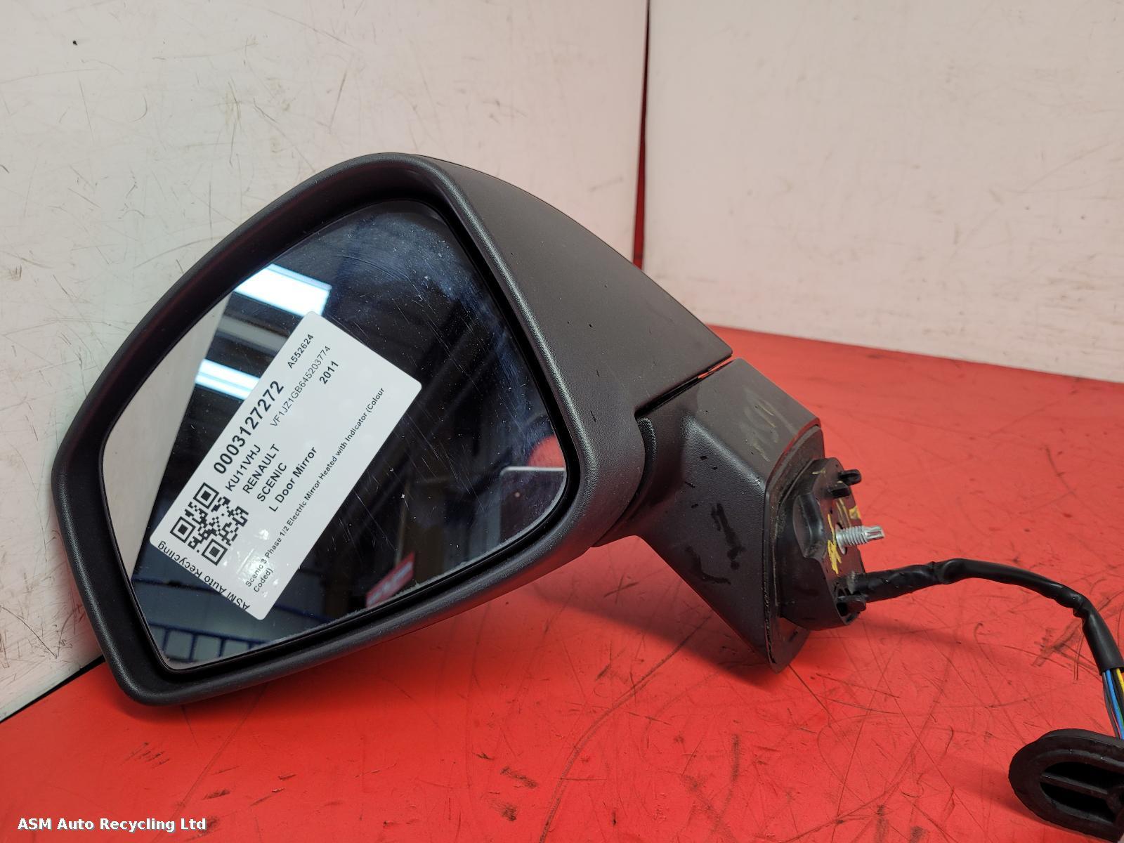 View Auto part L Door Mirror Renault Scenic 2011