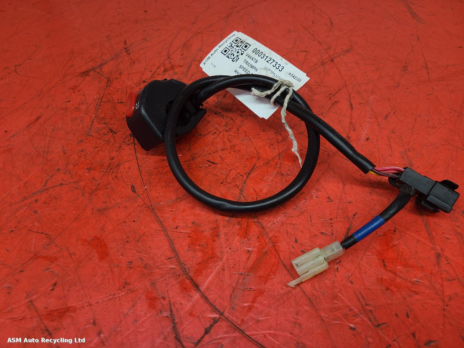 View Auto part RH Switch Gear Triumph Speed Triple 1050 2011