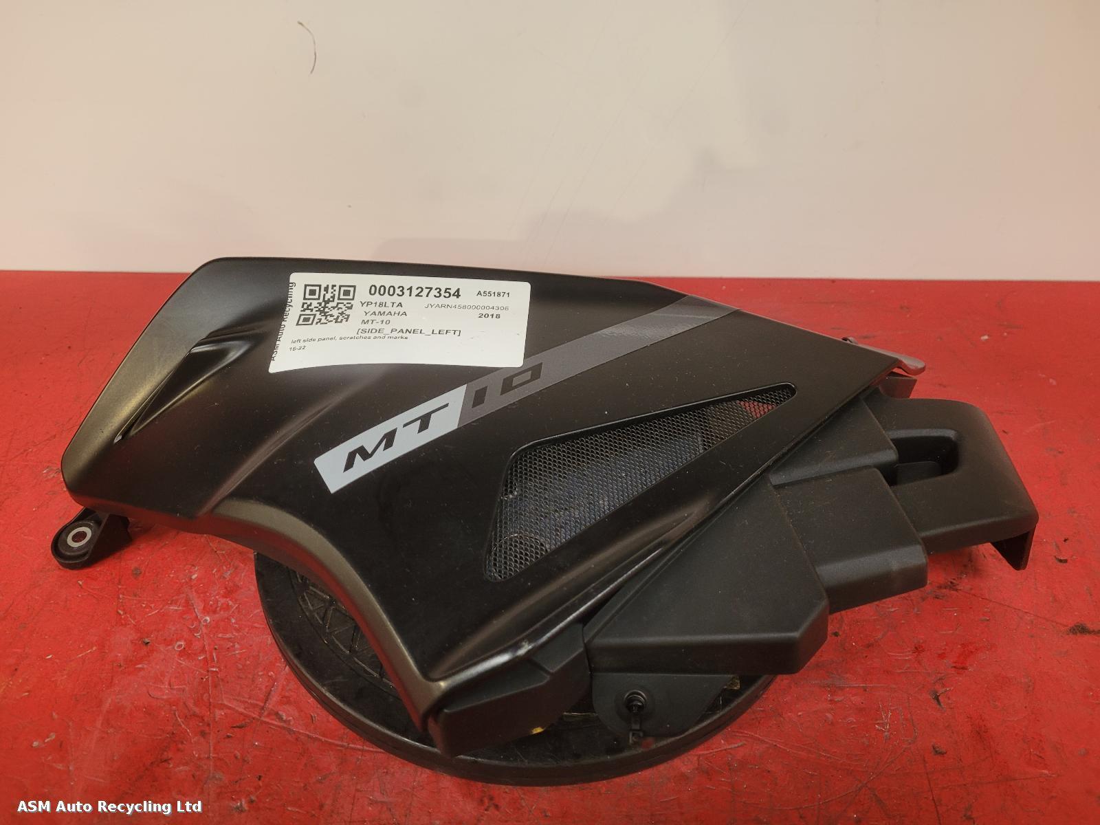 View Auto part Side Panel Left Yamaha Mt-10 2018